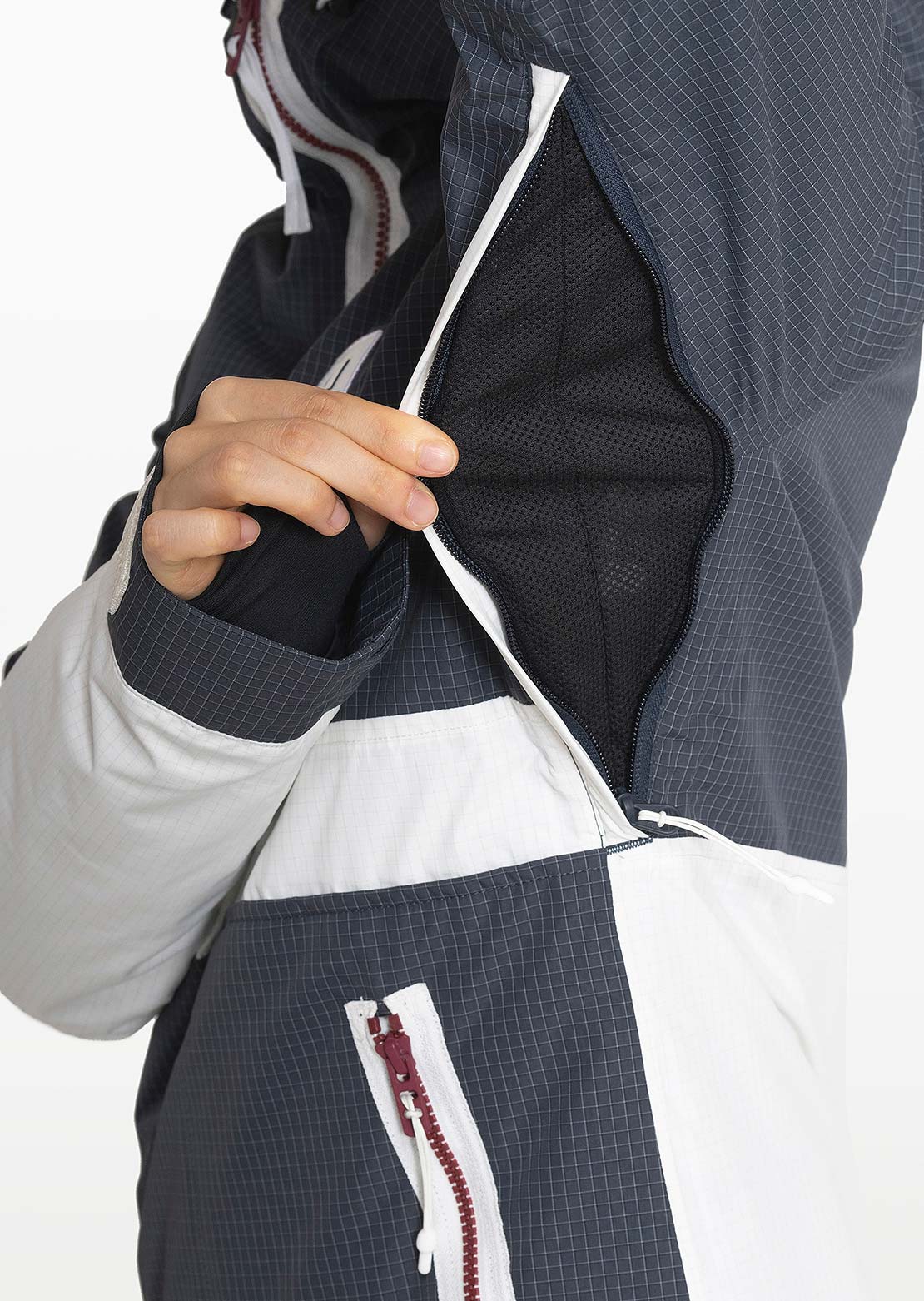 Armada Women&#39;s Rosalie 2L Insulated Anorak Blanc/Indigo