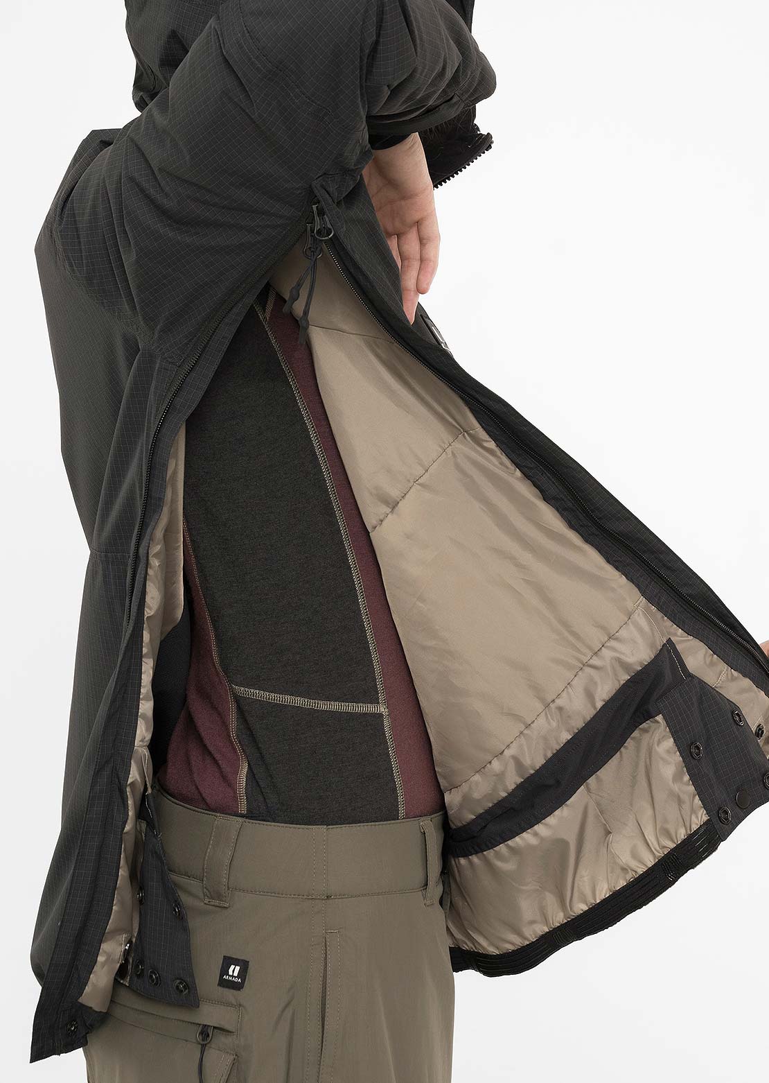 Armada Women&#39;s Rosalie 2L Insulated Anorak Black/Sage