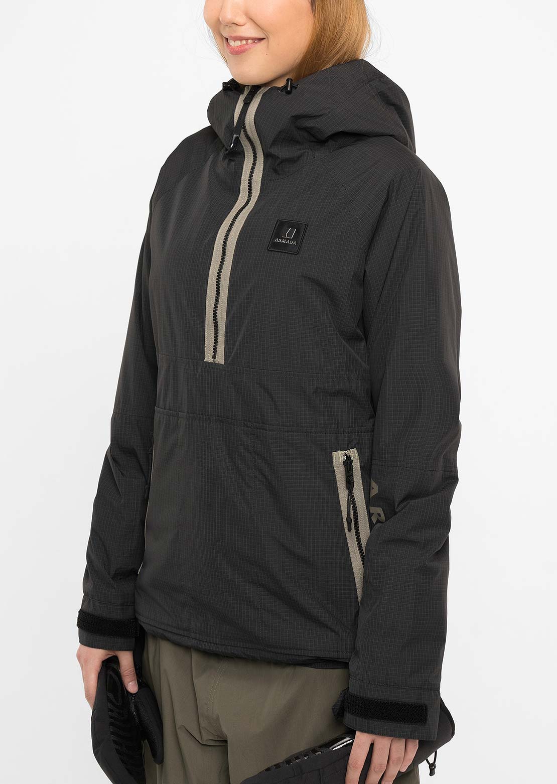 Armada Women&#39;s Rosalie 2L Insulated Anorak Black/Sage