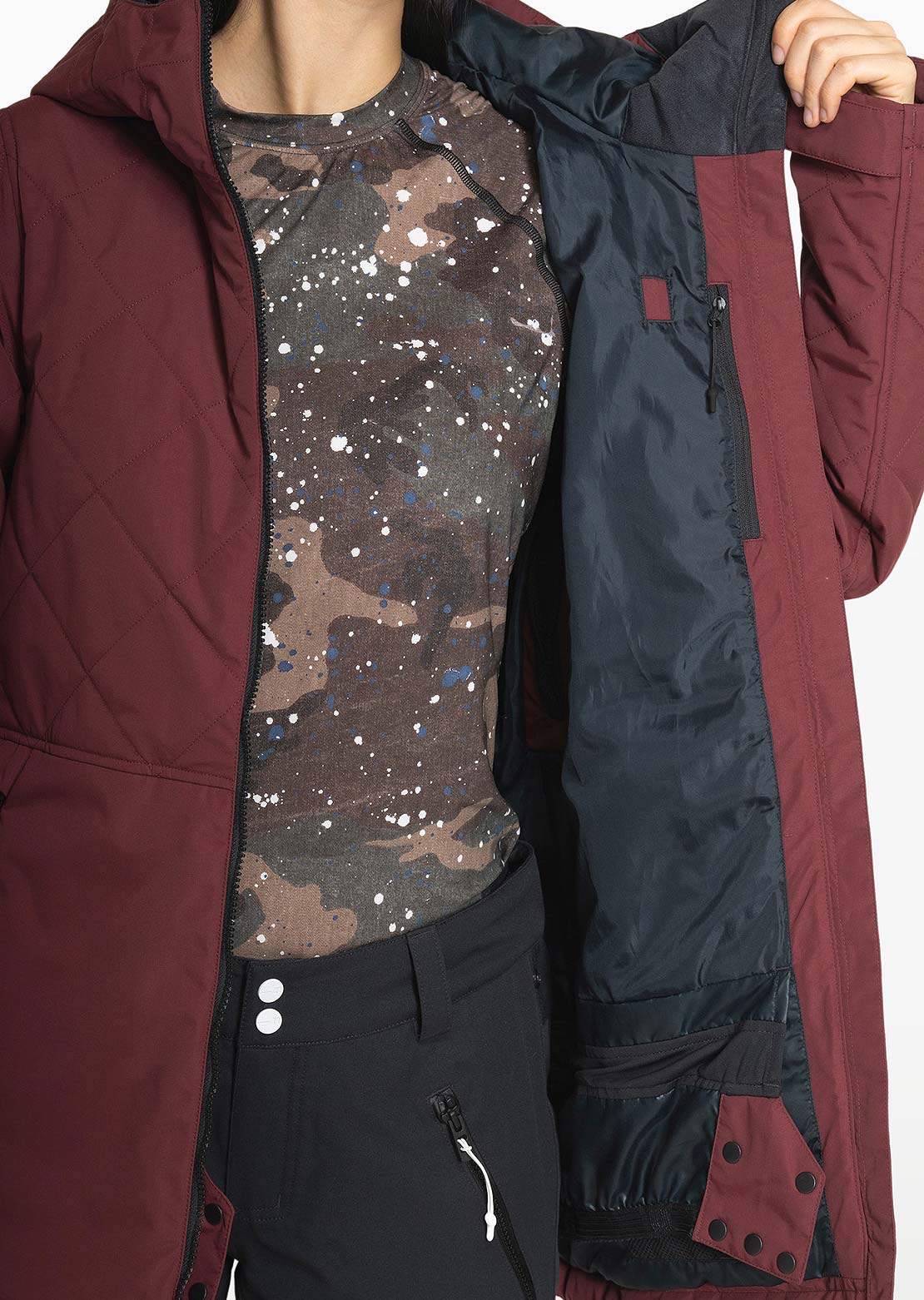 Armada Women&#39;s Sterlet Insulated Jacket Burgundy