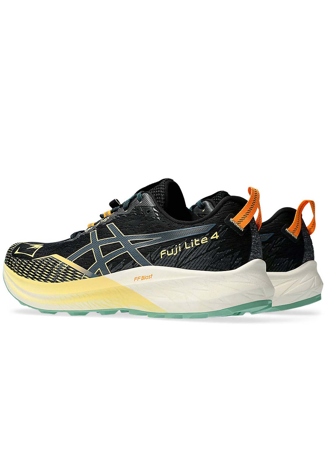 Asics Men&#39;s Fujilite 4 Running Shoes Black/Magnetic Blue