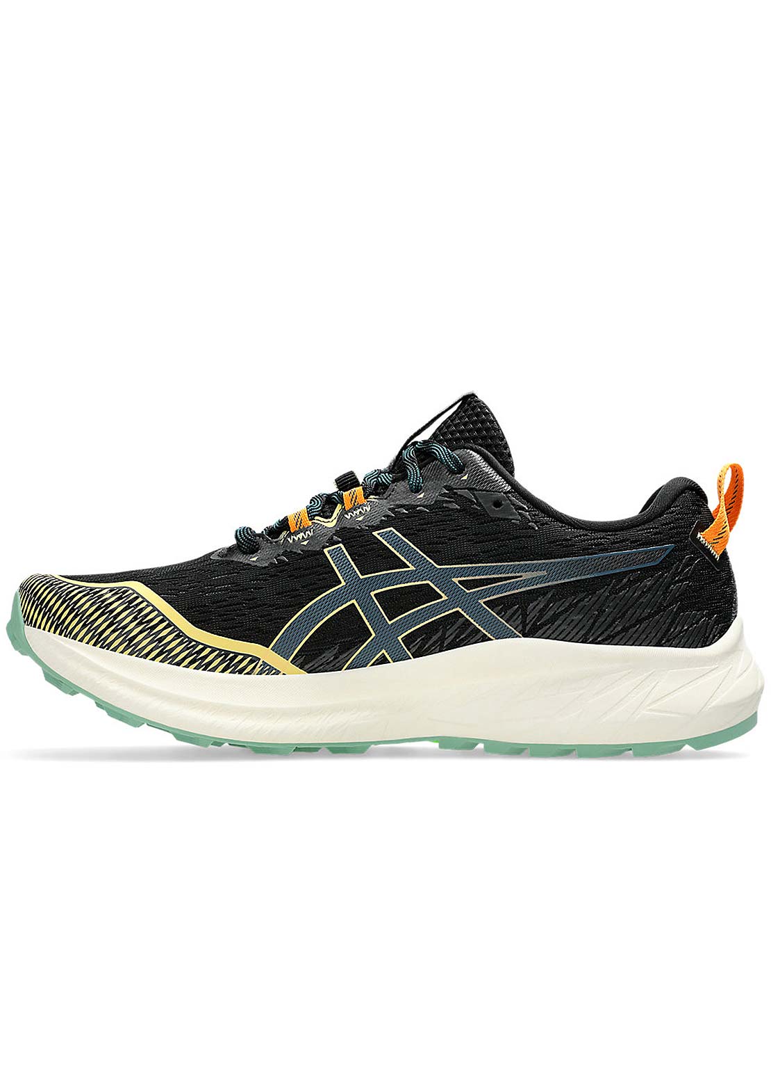 Asics Men&#39;s Fujilite 4 Running Shoes Black/Magnetic Blue