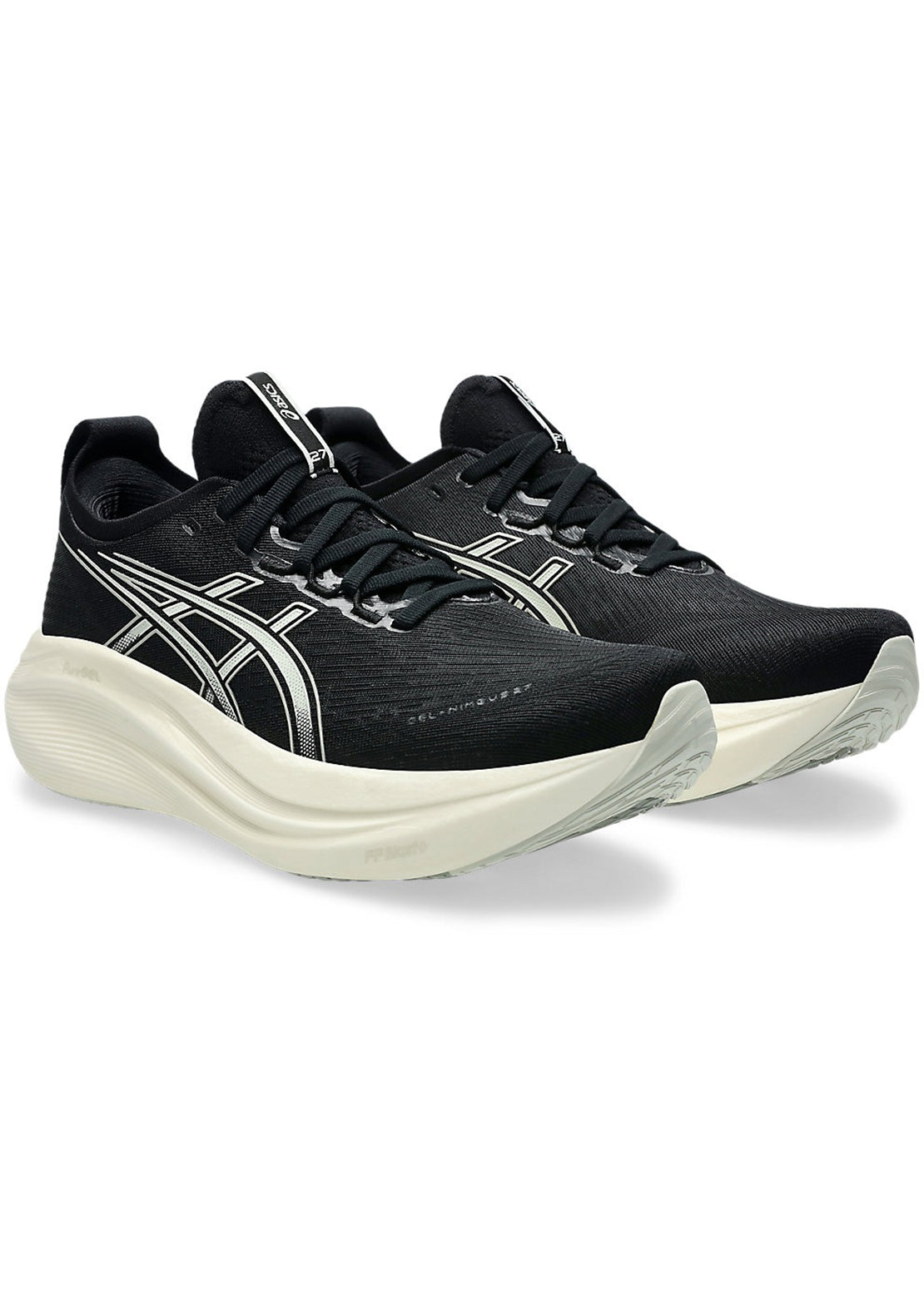 Asics Men&#39;s Gel-Nimbus 27 Running Shoes Black/Lake Grey