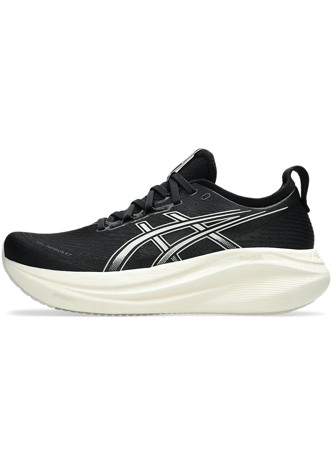 Asics Men&#39;s Gel-Nimbus 27 Running Shoes Black/Lake Grey