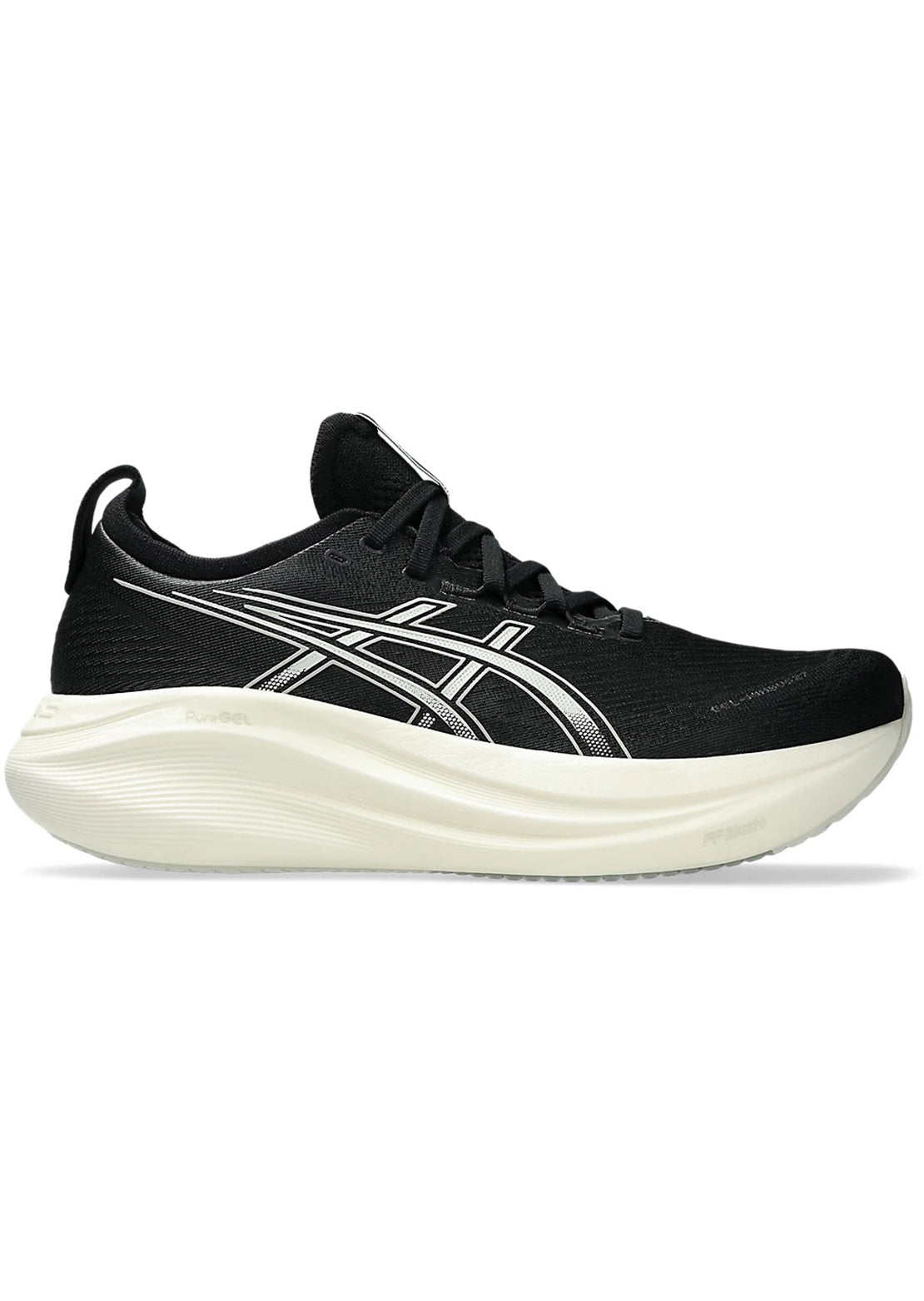 Asics Men&#39;s Gel-Nimbus 27 Running Shoes Black/Lake Grey