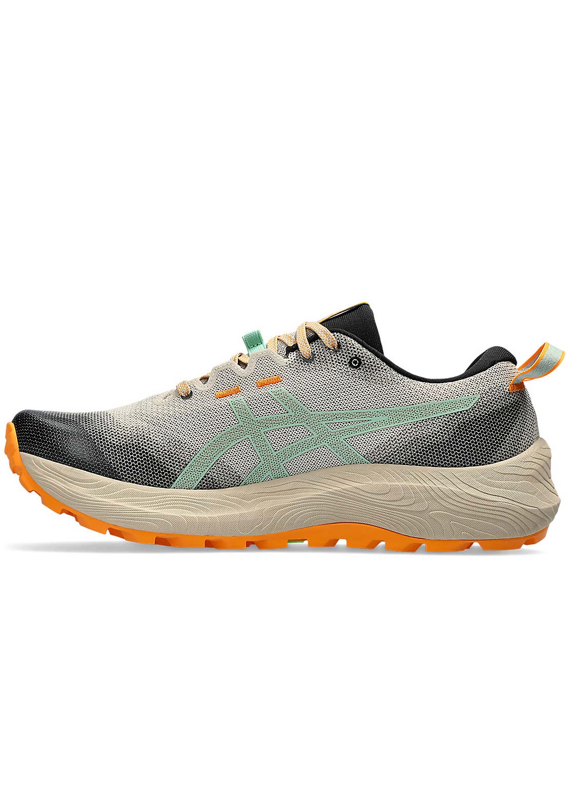 Asics Men&#39;s Gel Trabuco 12 Running Shoes Feather Grey/Dark Mint