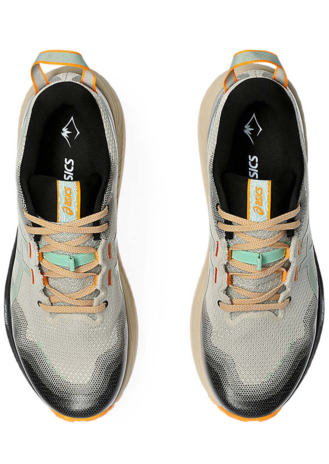 Asics Men&#39;s Gel Trabuco 12 Running Shoes Feather Grey/Dark Mint