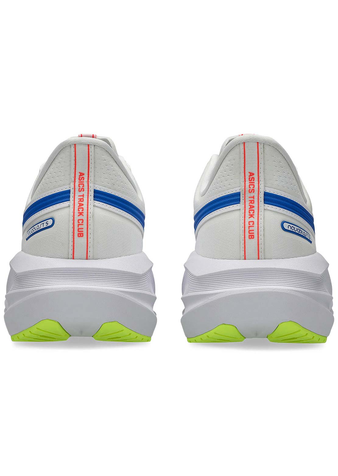 Asics Men's Novablast 5 Running Shoes White/Tuna Blue