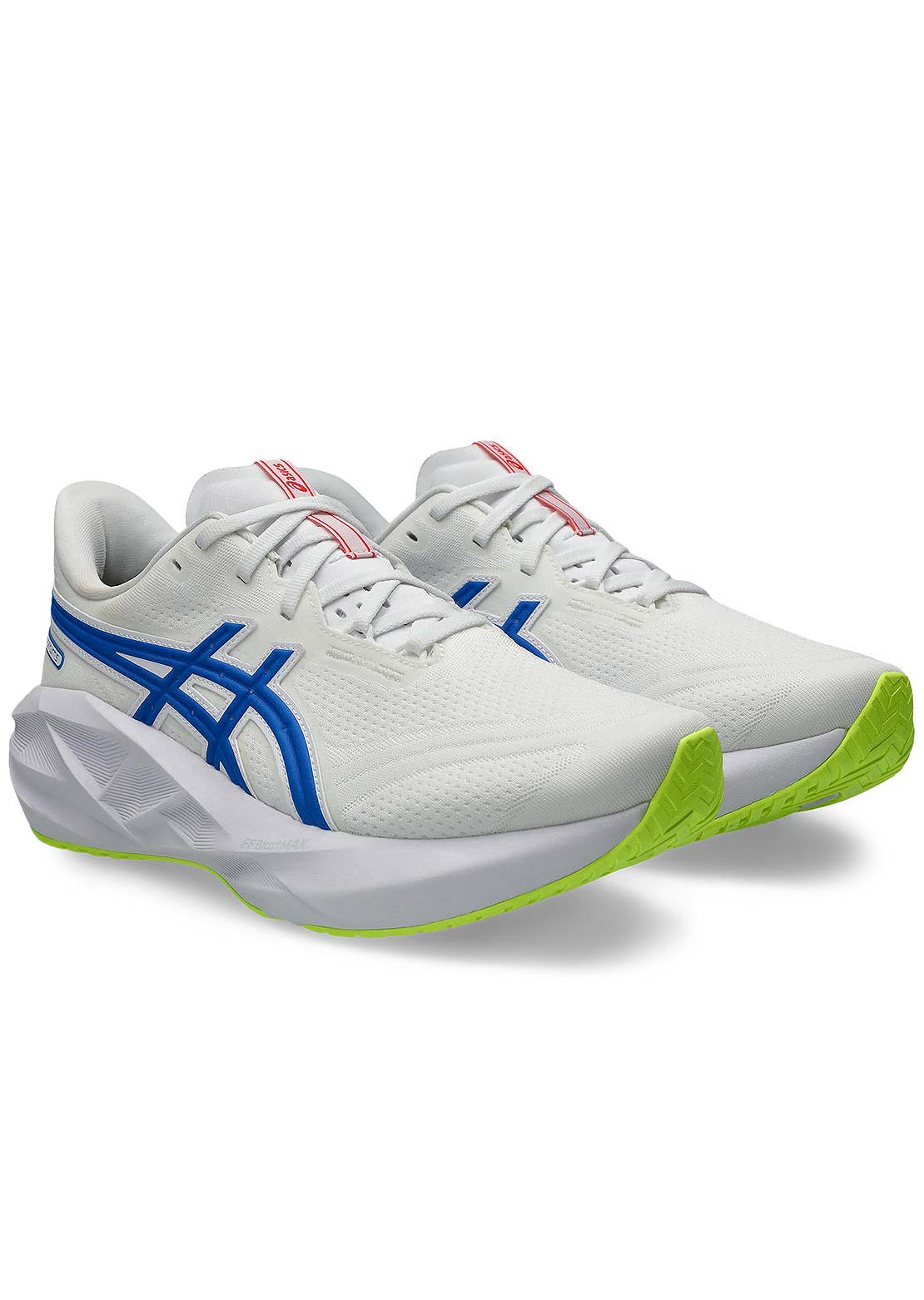 Asics Men's Novablast 5 Running Shoes White/Tuna Blue