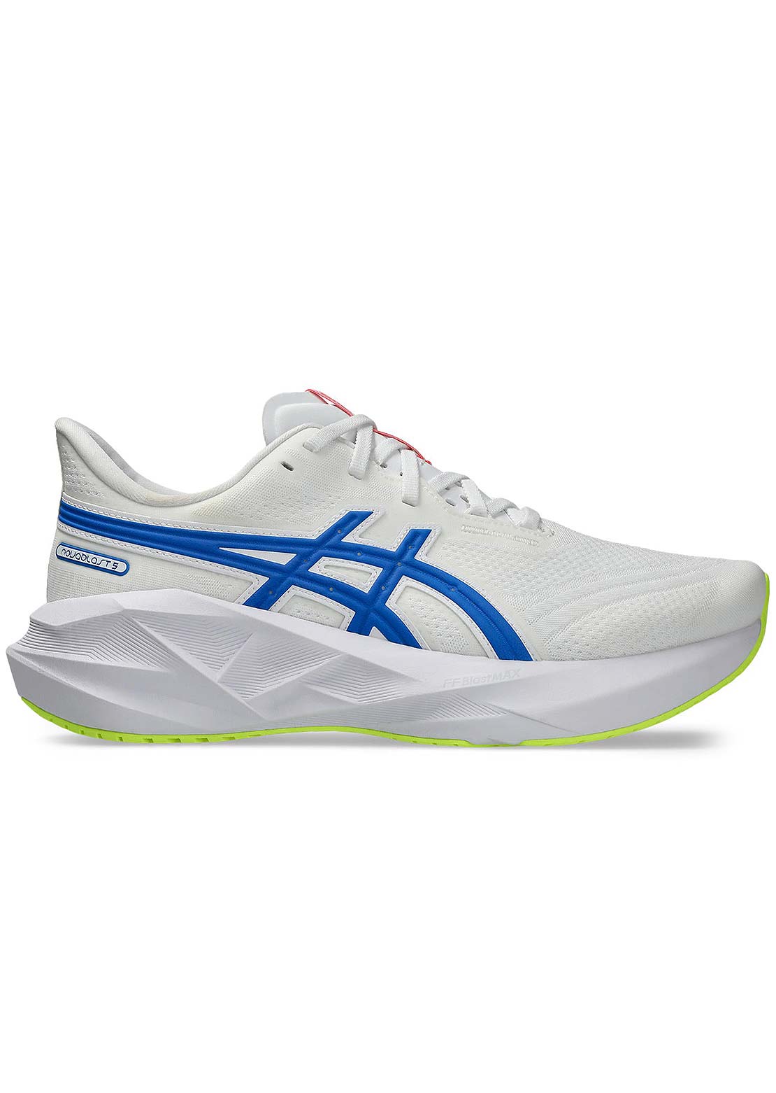 Asics Men's Novablast 5 Running Shoes White/Tuna Blue