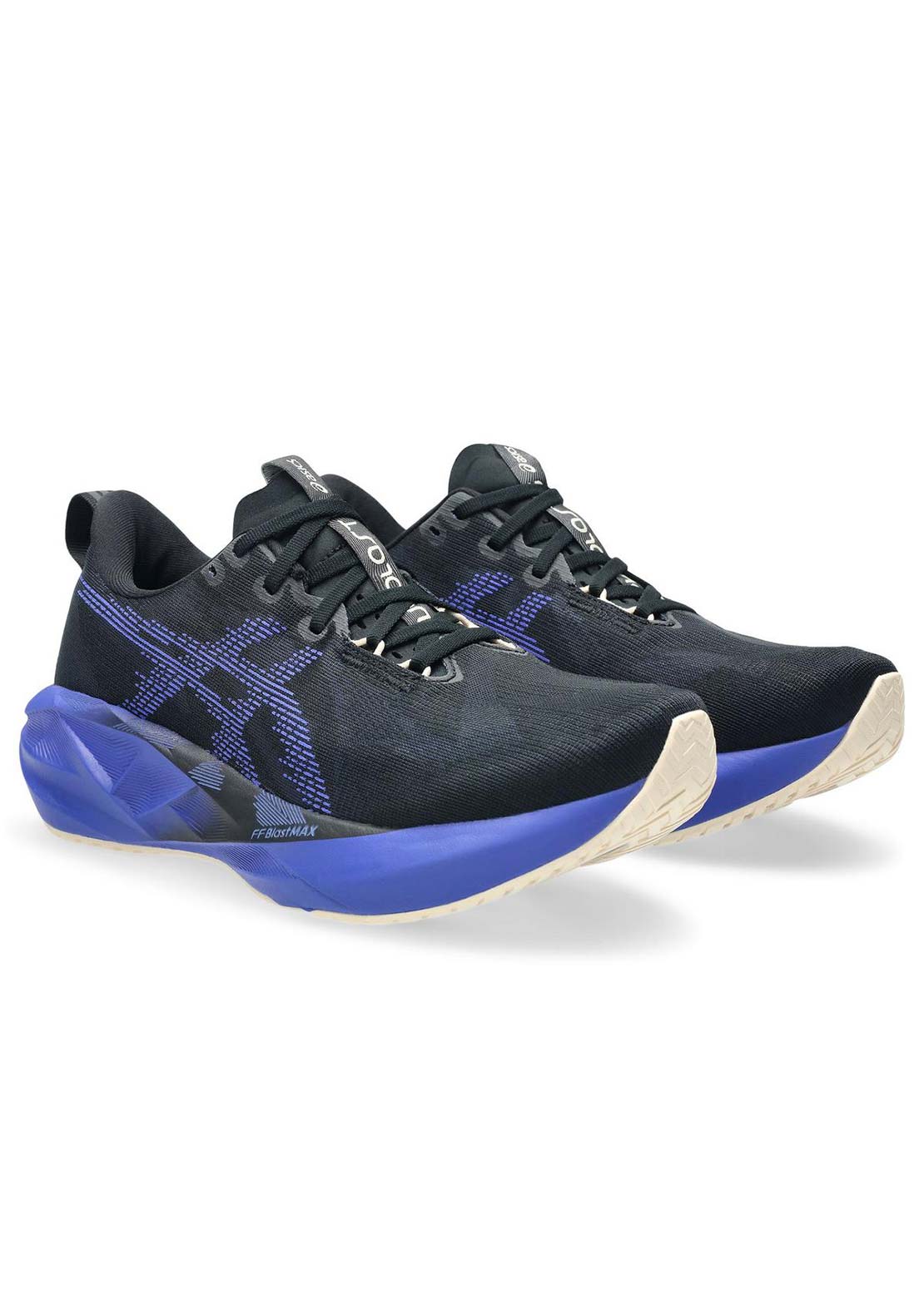 Asics Men's Novablast 5 Running Shoes Black/Cobalt Burst