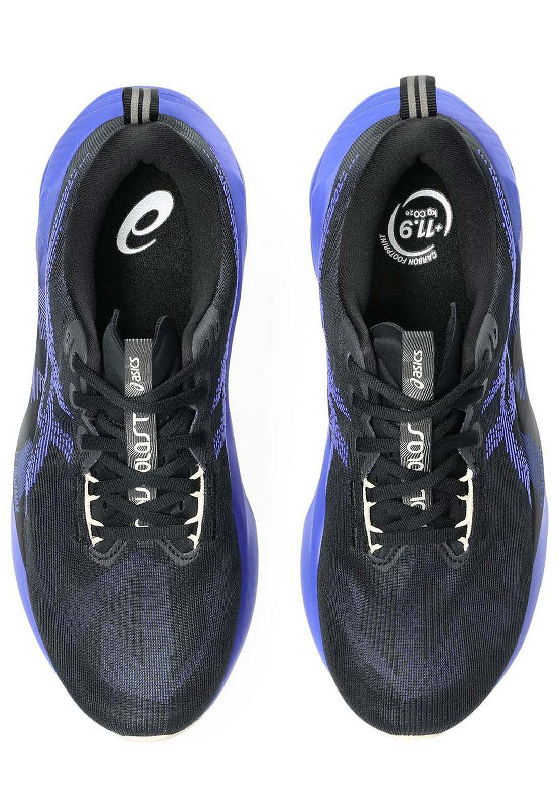 Asics Men's Novablast 5 Running Shoes Black/Cobalt Burst