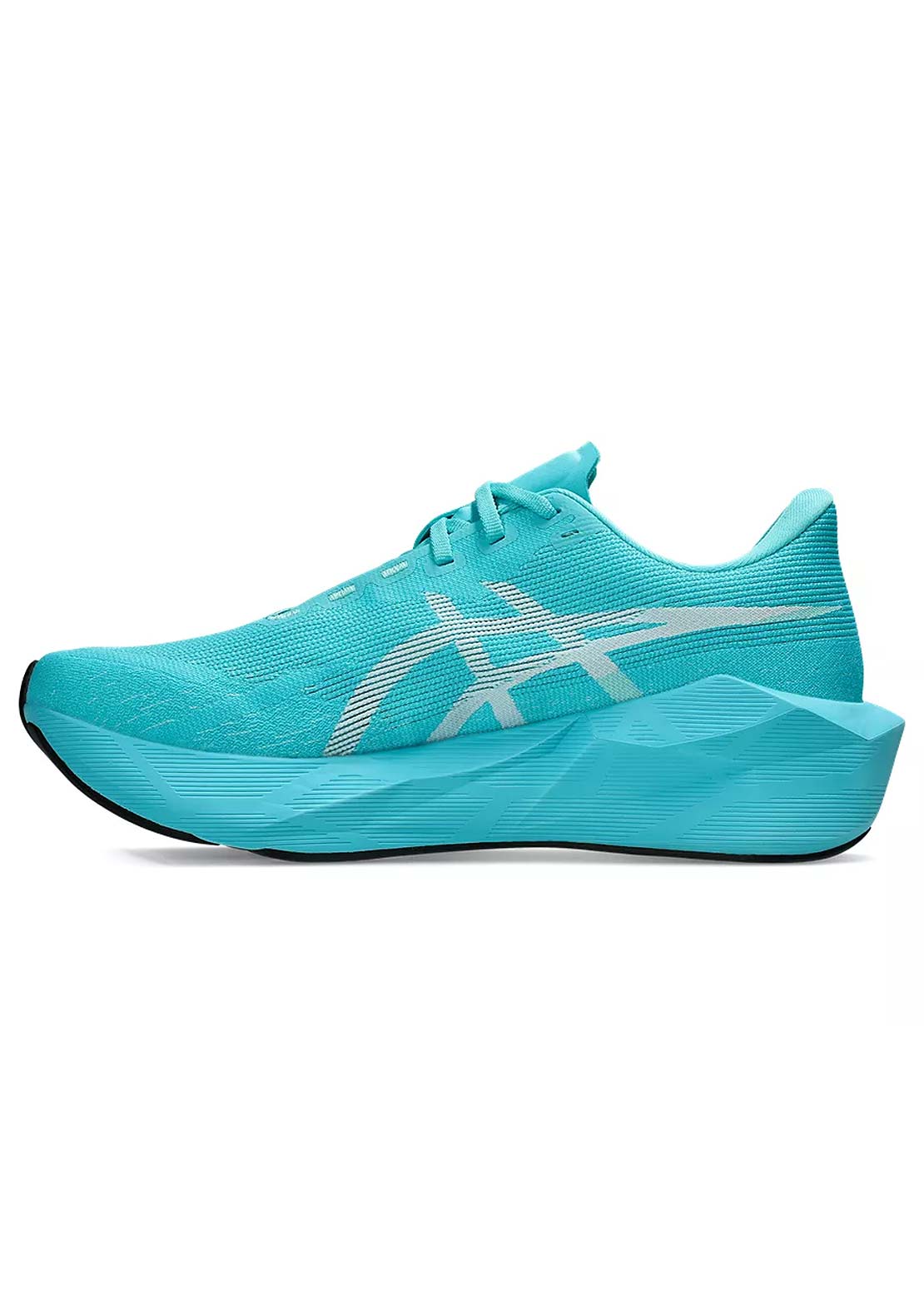 Asics Men's Novablast 6 Running Shoes Energy Aqua/White