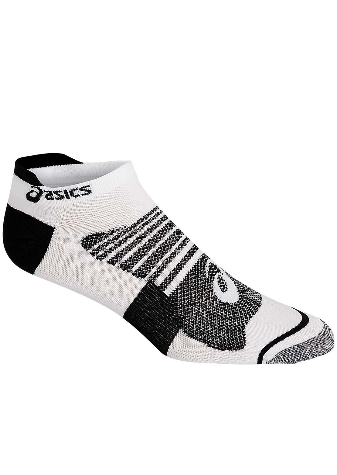 Asics Men&#39;s Quick Lyte Plus 3 Pack Socks Brilliant White/Performance Black