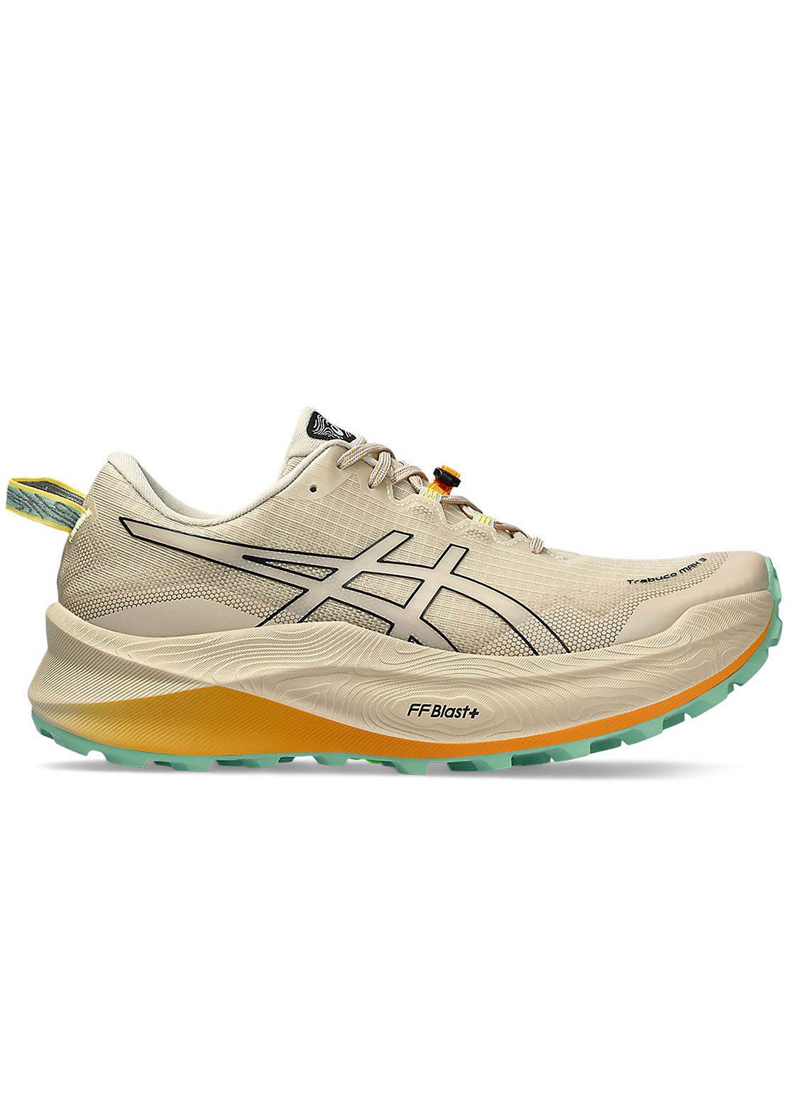 Asics Men&#39;s Trabuco Max 3 Running Shoes Feather Grey/Black