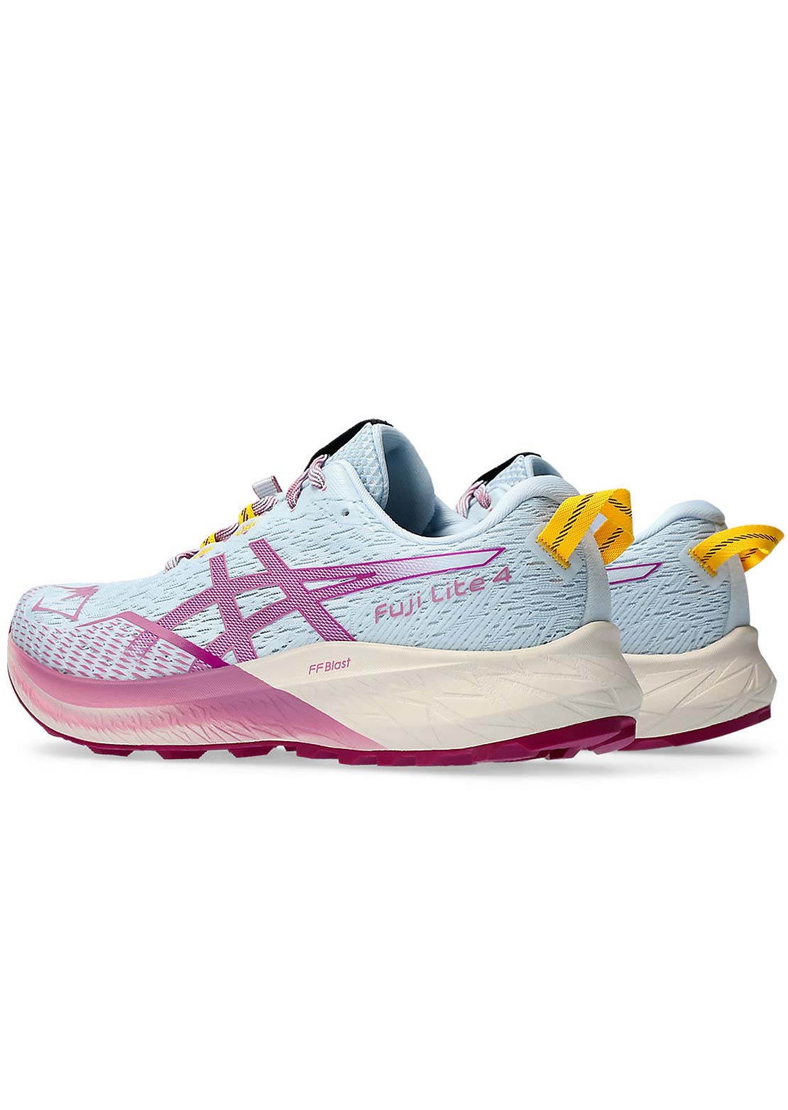 Asics Women&#39;s Fujilite 4 Running Shoes Light Blue/Blackberry