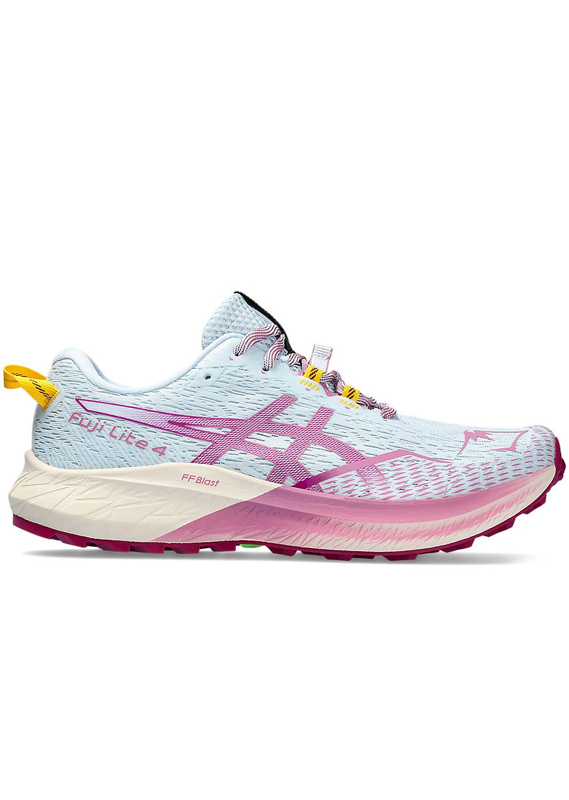 Asics Women&#39;s Fujilite 4 Running Shoes Light Blue/Blackberry
