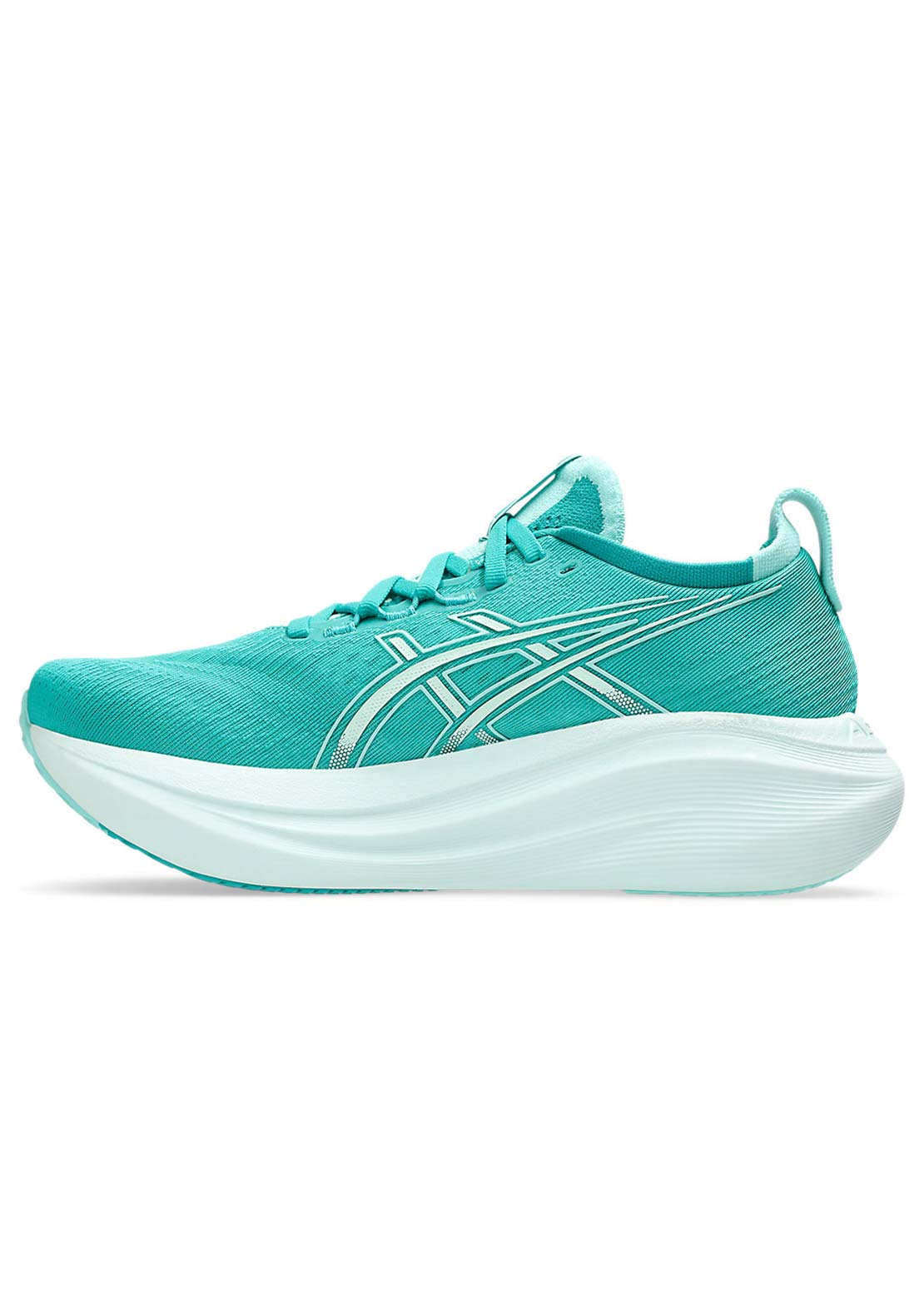 Asics Women&#39;s Gel-Nimbus 27 Running Shoes Wave Teal/Illuminate Mint