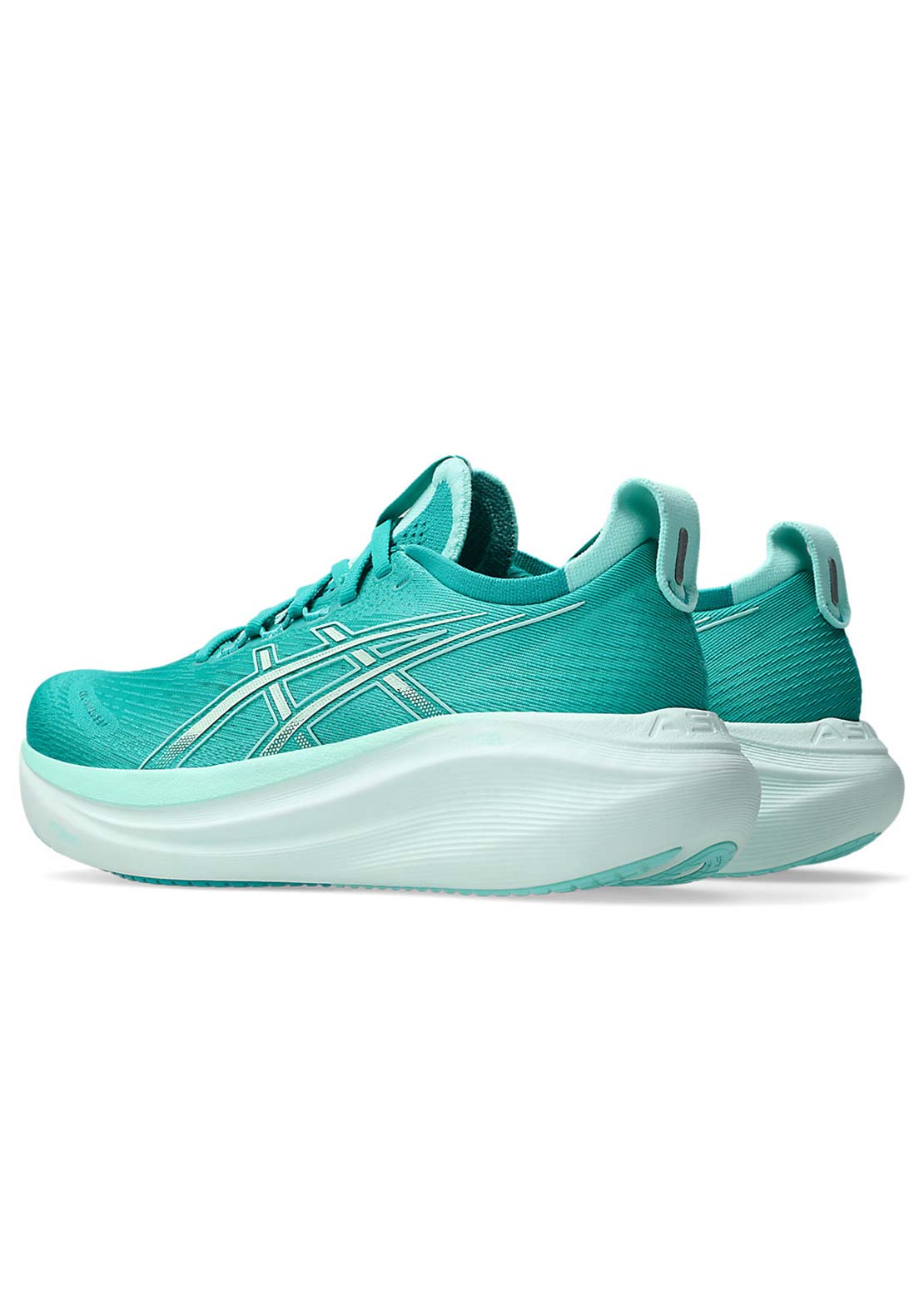 Asics Women&#39;s Gel-Nimbus 27 Running Shoes Wave Teal/Illuminate Mint