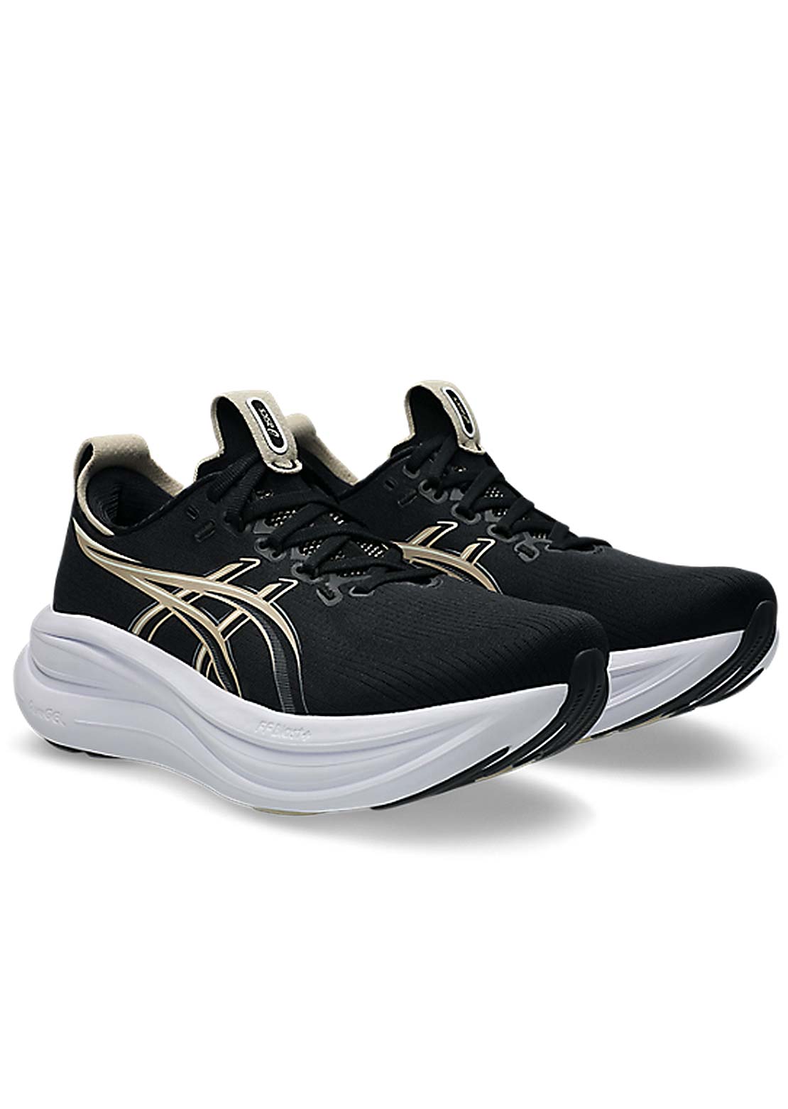 Asics Women's Gel-Nimbus 28 Running Shoes Black/Feather Grey