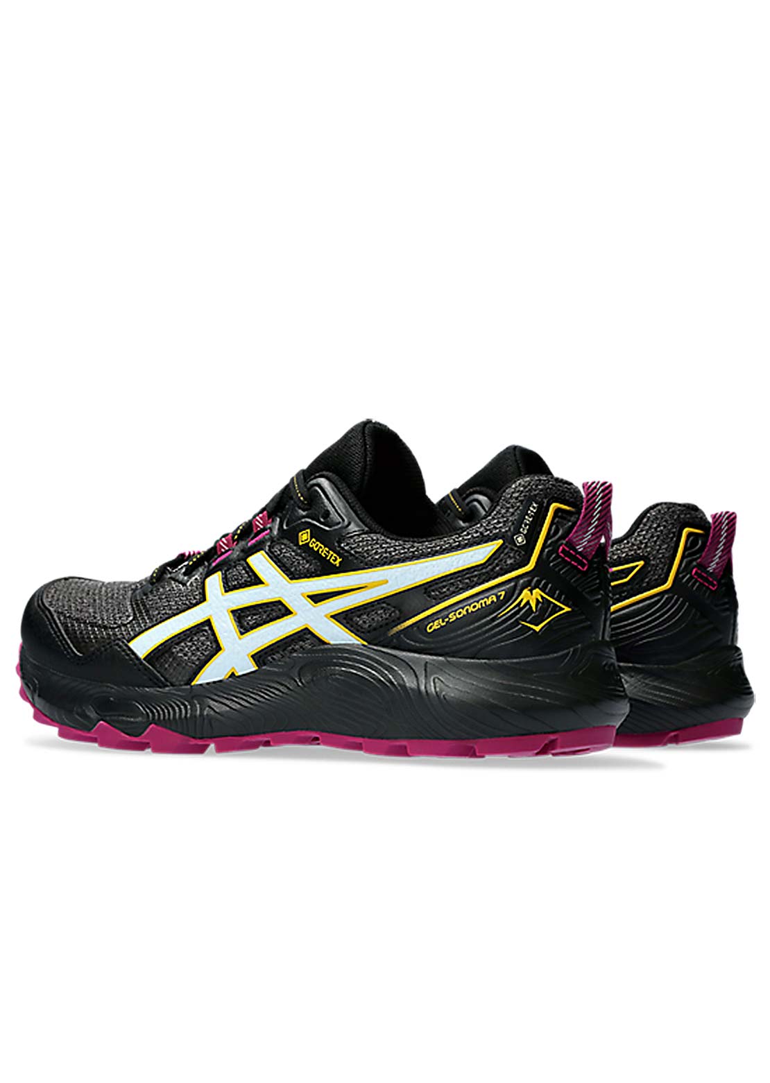 Asics Women&#39;s Gel Sonoma 7 Gore-Tex Running Shoes Black/Light Blue