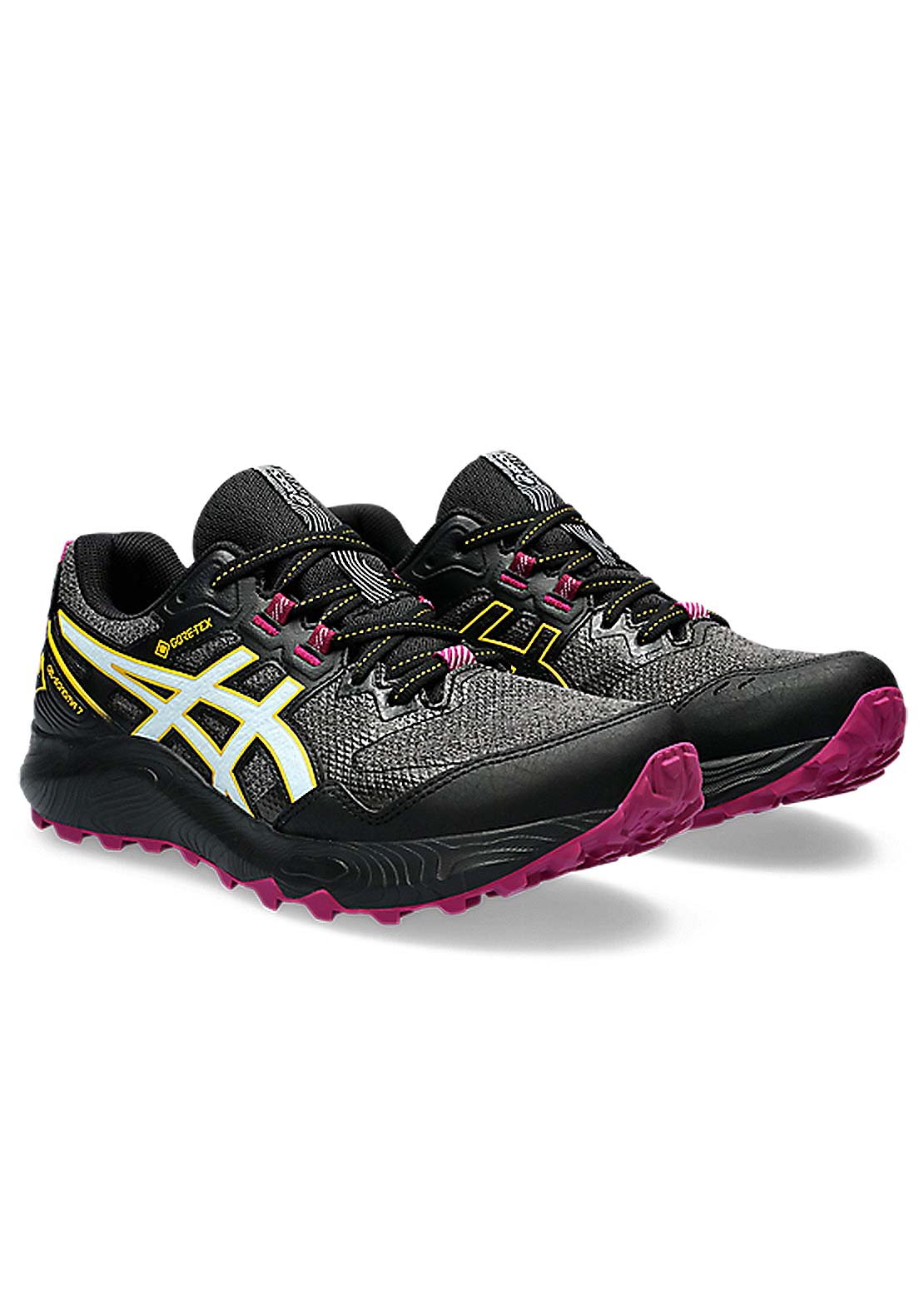 Asics Women&#39;s Gel Sonoma 7 Gore-Tex Running Shoes Black/Light Blue