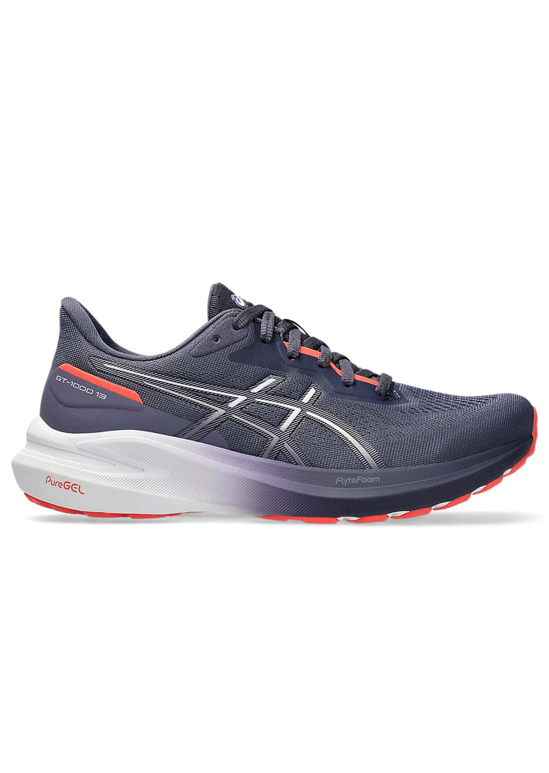 Asics Women&#39;s GT-1000 13 Running Shoes Indigo Fog/White