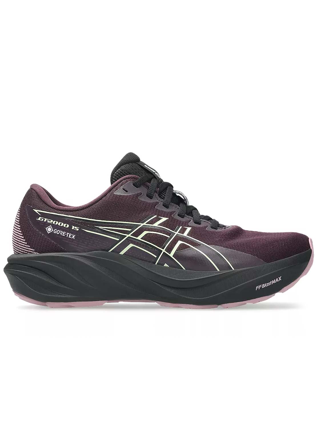 Asics Women's Gt-2000 15 Gore-Tex Running Shoes Dark Aubergine/Black