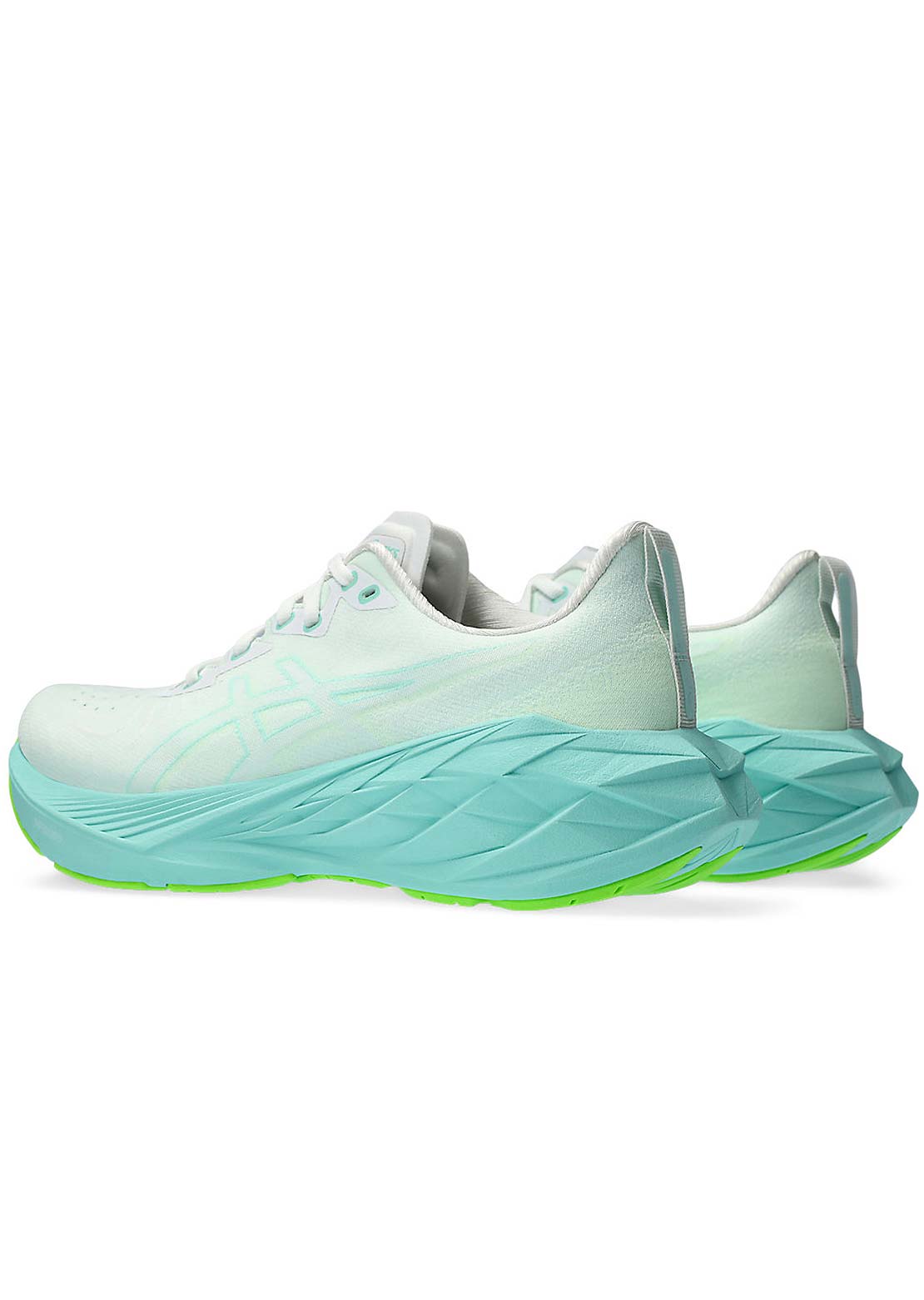 Asics Women&#39;s Novablast 4 Running Shoes White/Illuminate Mint