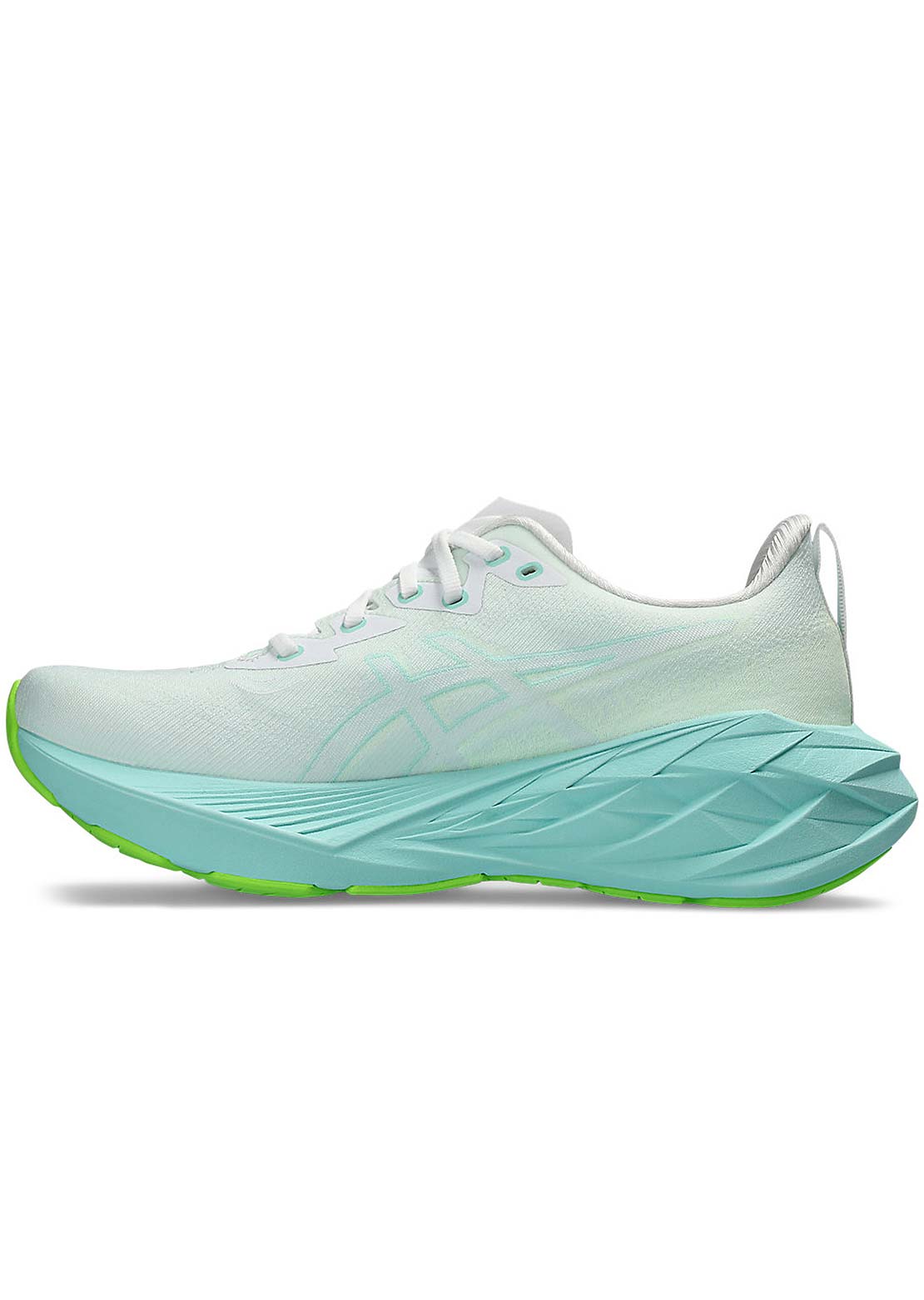 Asics Women&#39;s Novablast 4 Running Shoes White/Illuminate Mint