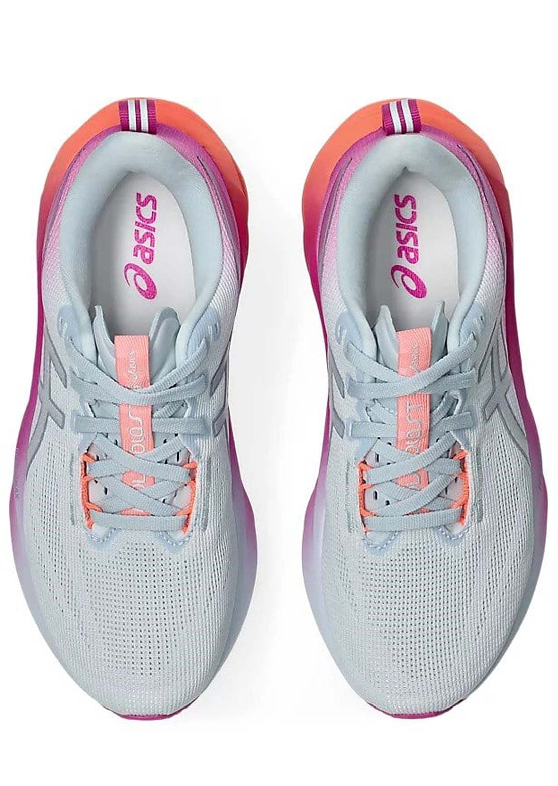 Asics Women's Novablast 5 Running Shoes Sky/Digital Sakura