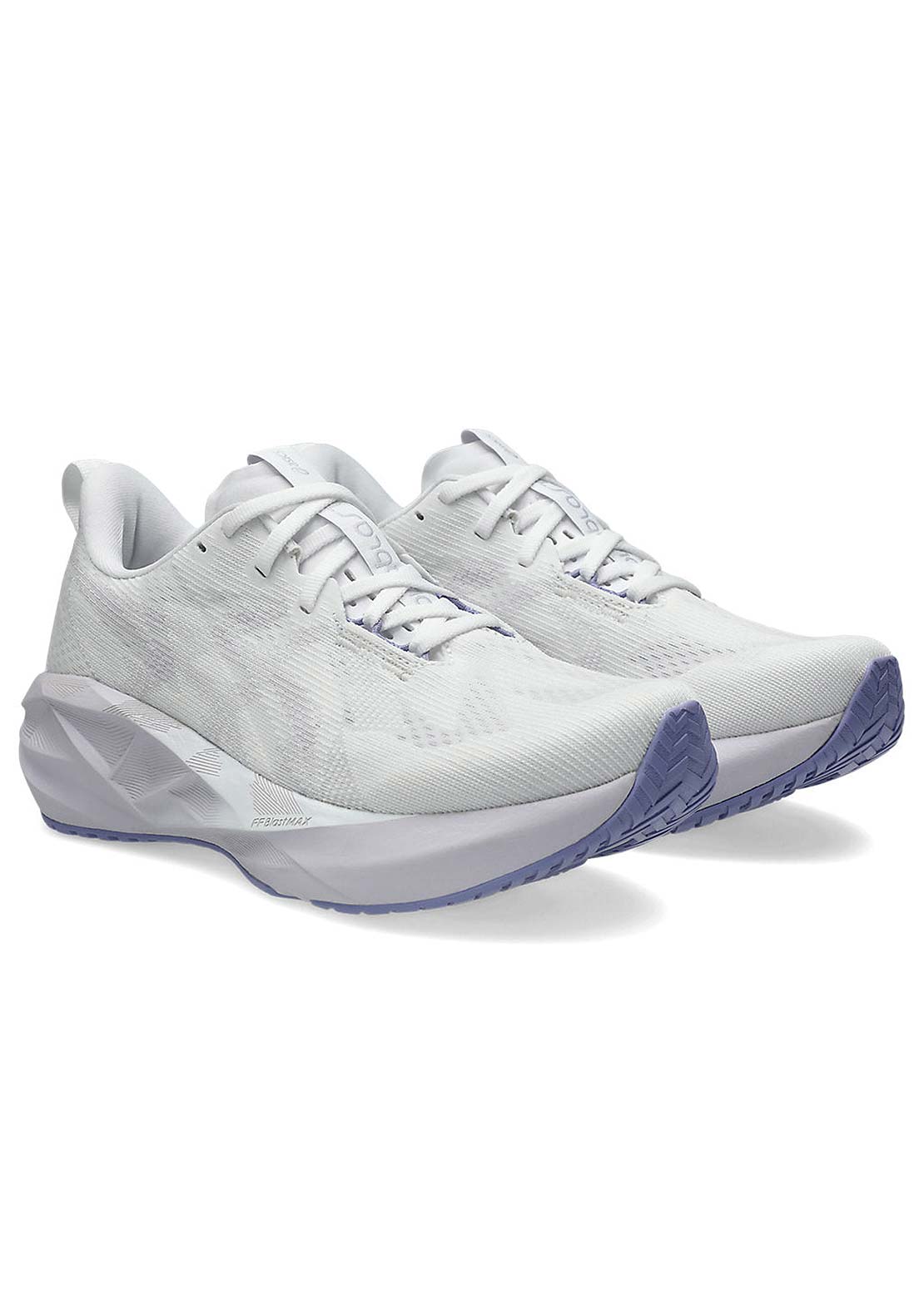 Asics Women's Novablast 5 Running Shoes White/Lilac Hint