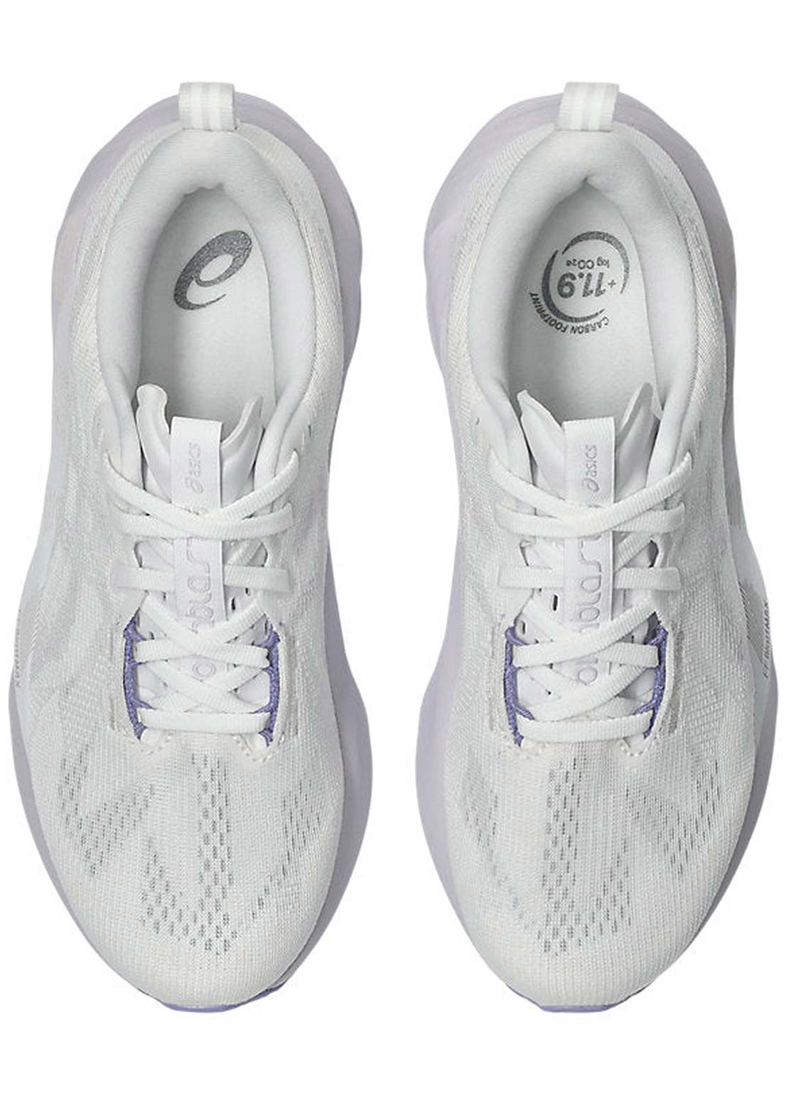 Asics Women's Novablast 5 Running Shoes White/Lilac Hint