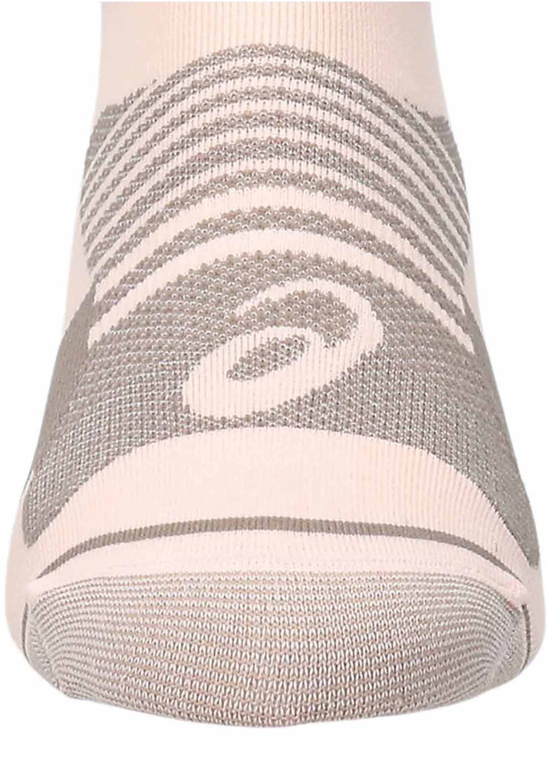 Asics Women&#39;s Quick Lyte Plus 3 Pack Socks Breeze/Taupe Grey
