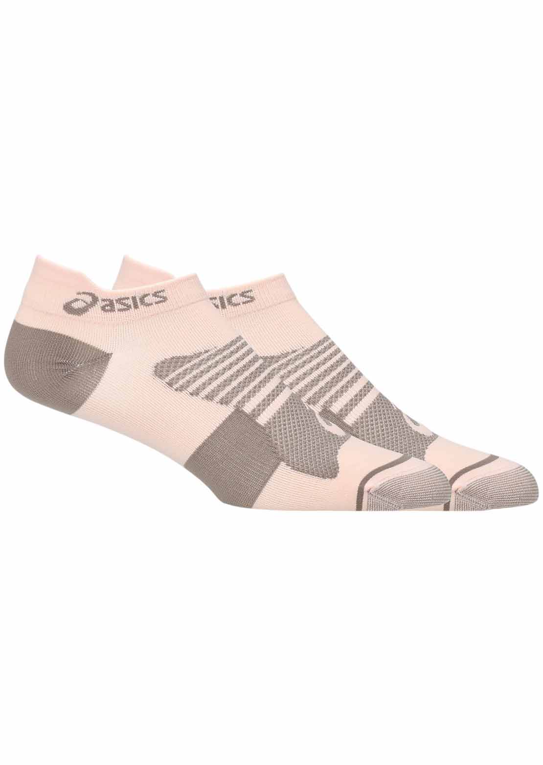Asics Women&#39;s Quick Lyte Plus 3 Pack Socks Breeze/Taupe Grey