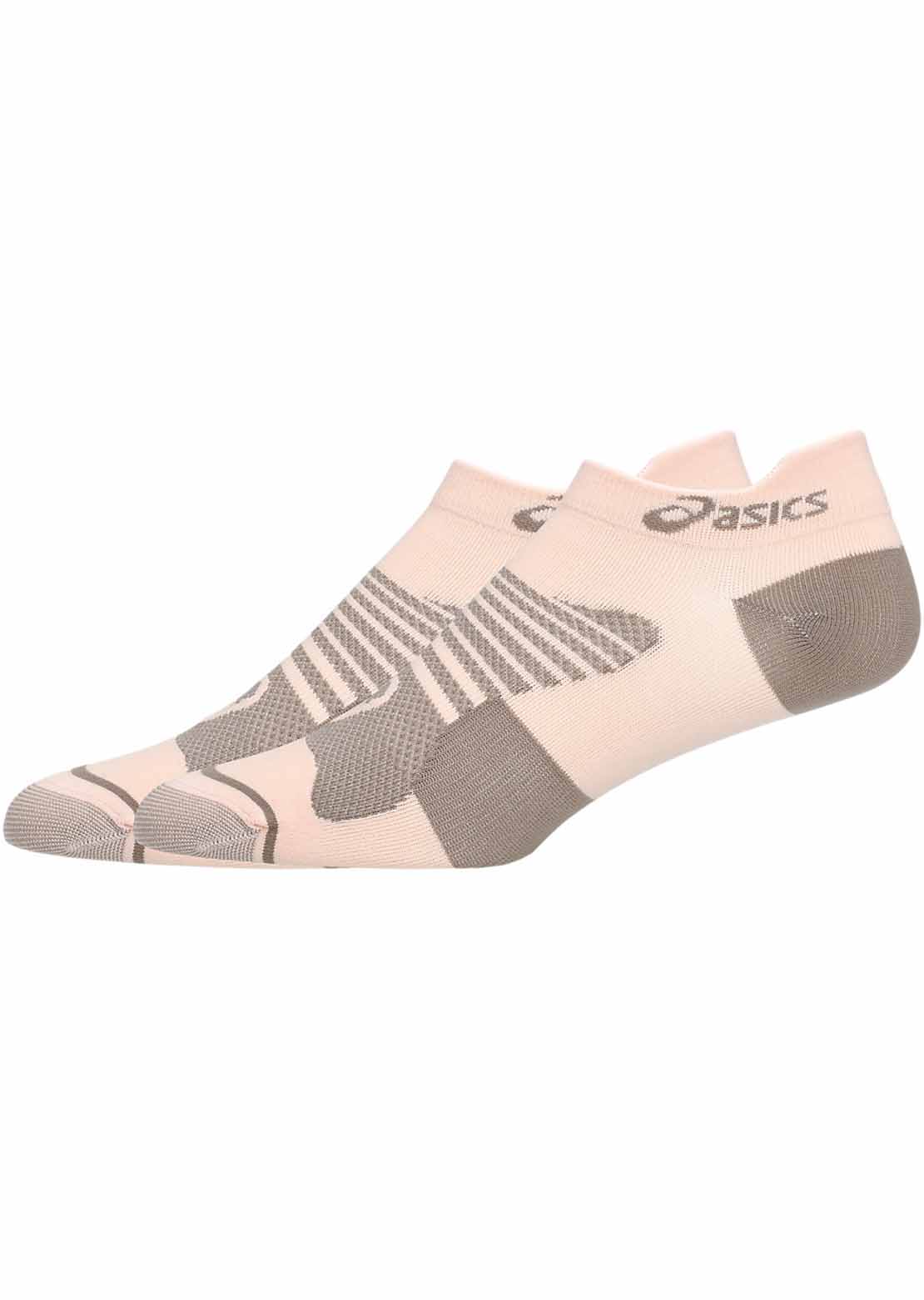 Asics Women&#39;s Quick Lyte Plus 3 Pack Socks Breeze/Taupe Grey