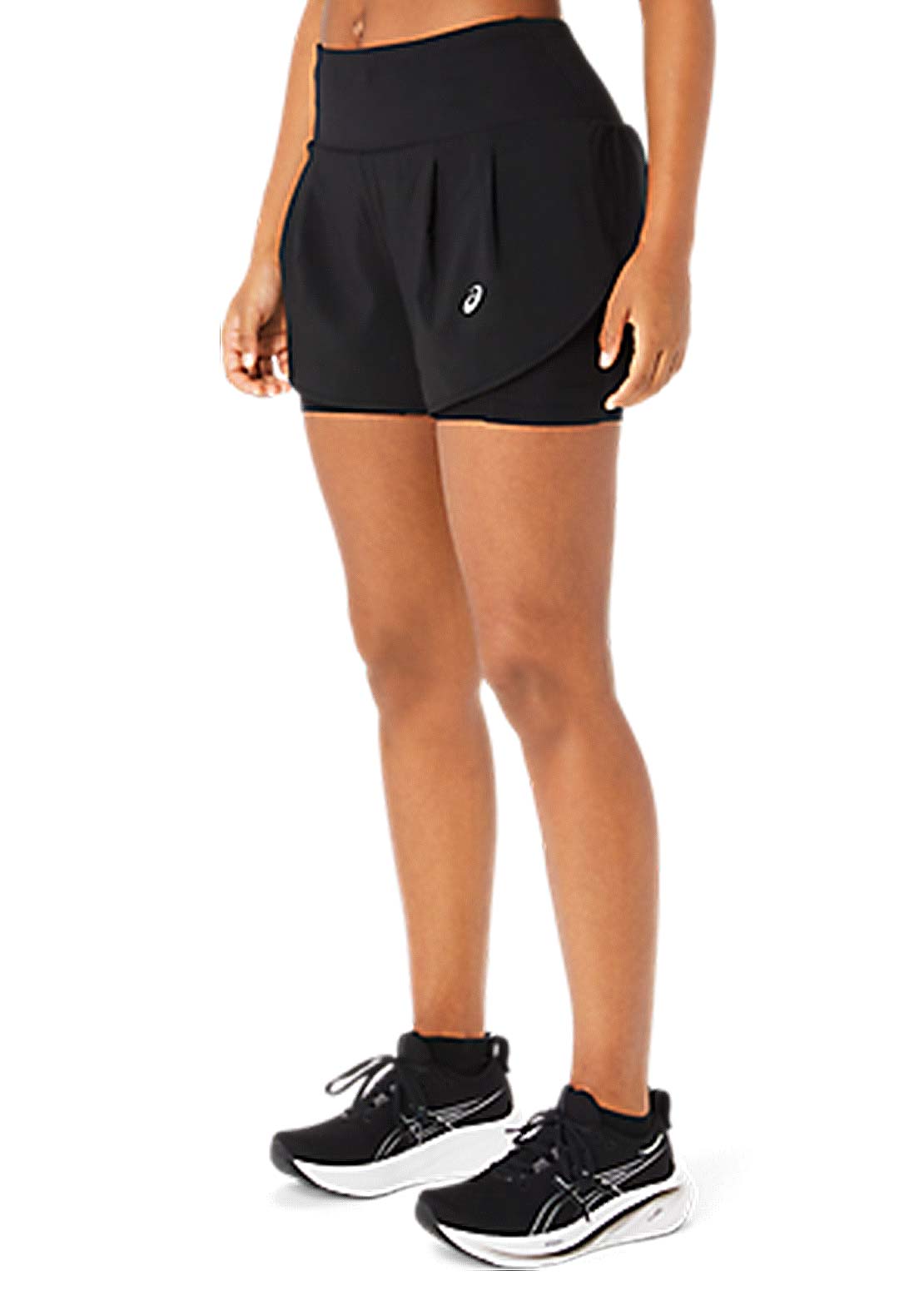 Asics Women&#39;s Road 2-N-1 3.5 Inch Shorts Performance Black