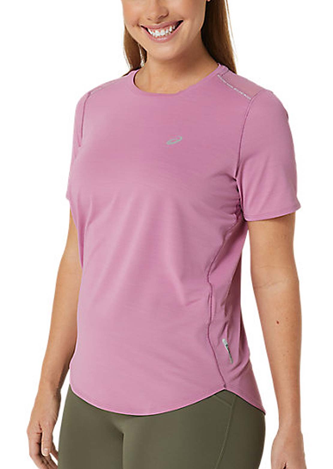 Asics Women&#39;s Road T-shirt Soft Berry