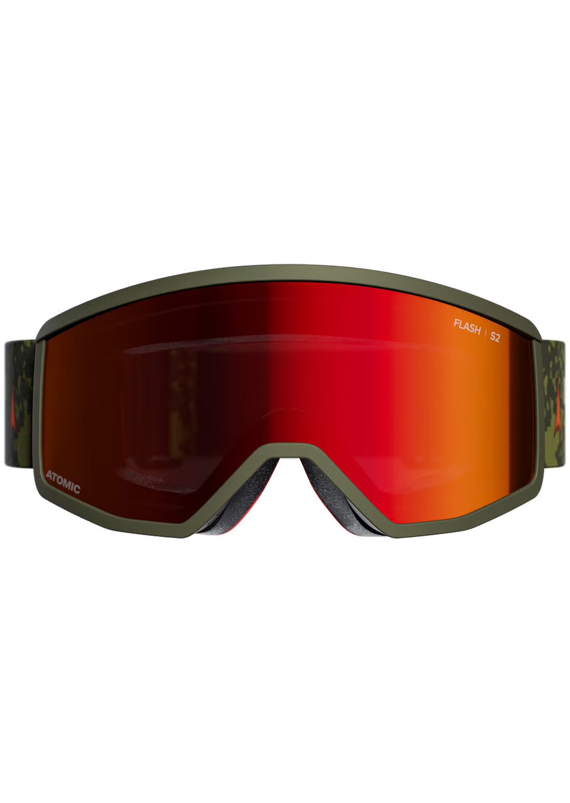 Atomic Junior Four XS Flash Goggles Graphic/Olive