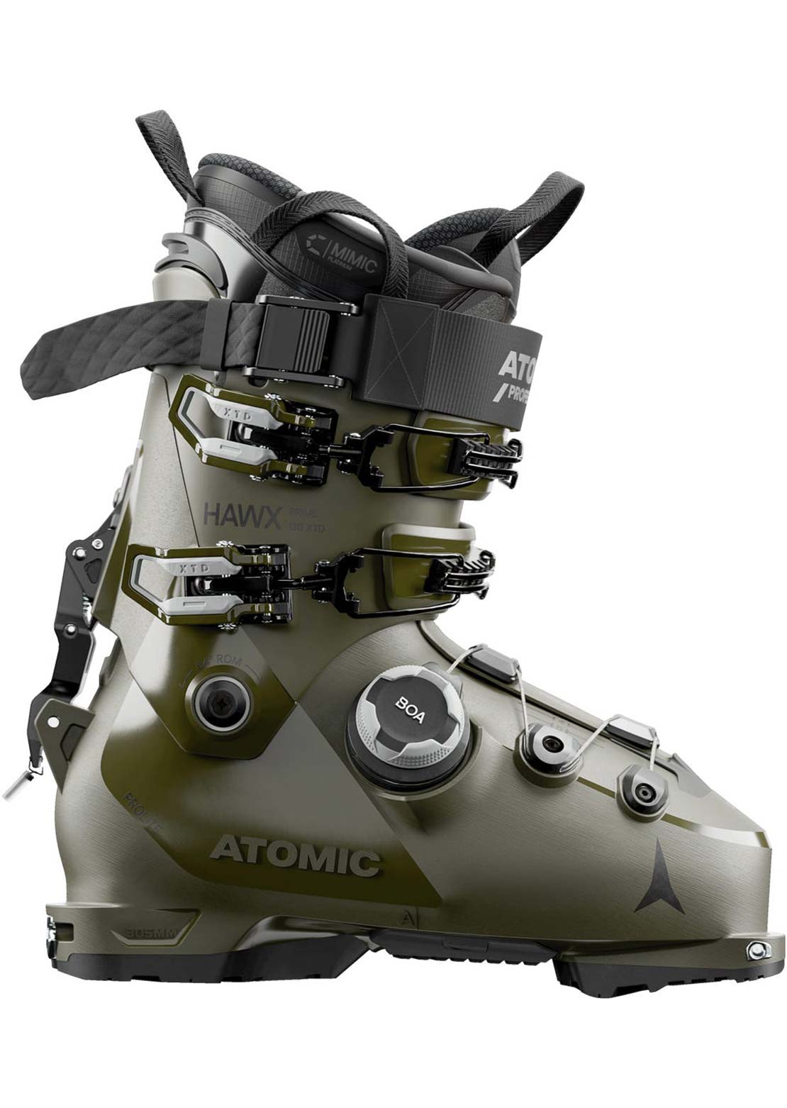 Atomic Men's Hawx Prime XTD 130 BOA Ski Boots Olive/Ice