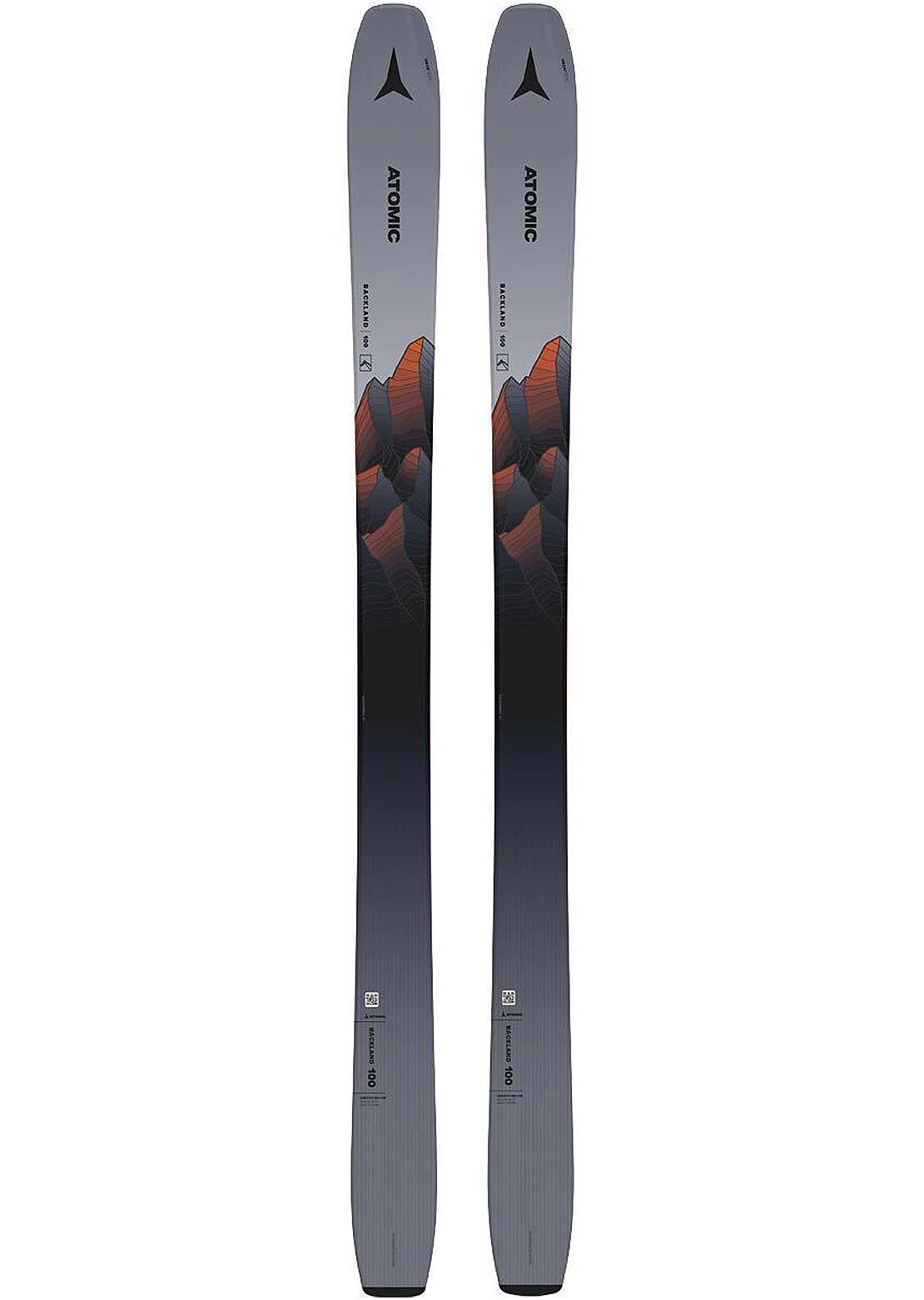 Atomic Unisex Backland 100 Ski Metal Grey/Black