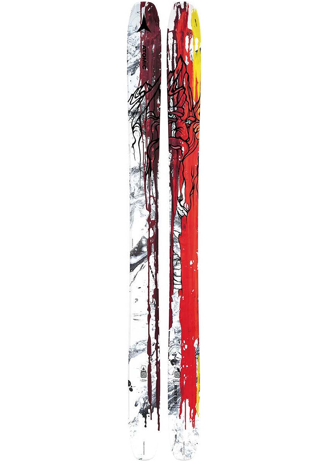 Atomic Unisex Bent 110 Ski Red/Yellow