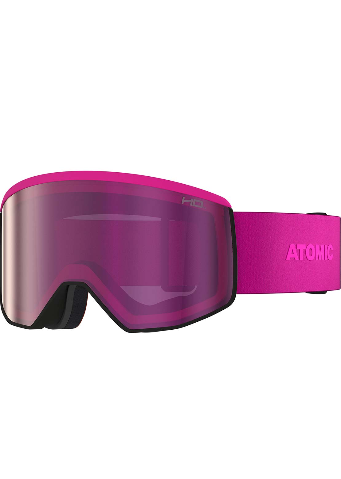 Atomic Unisex Four Pro M HD Snow Goggles Pink/Permormance Beige