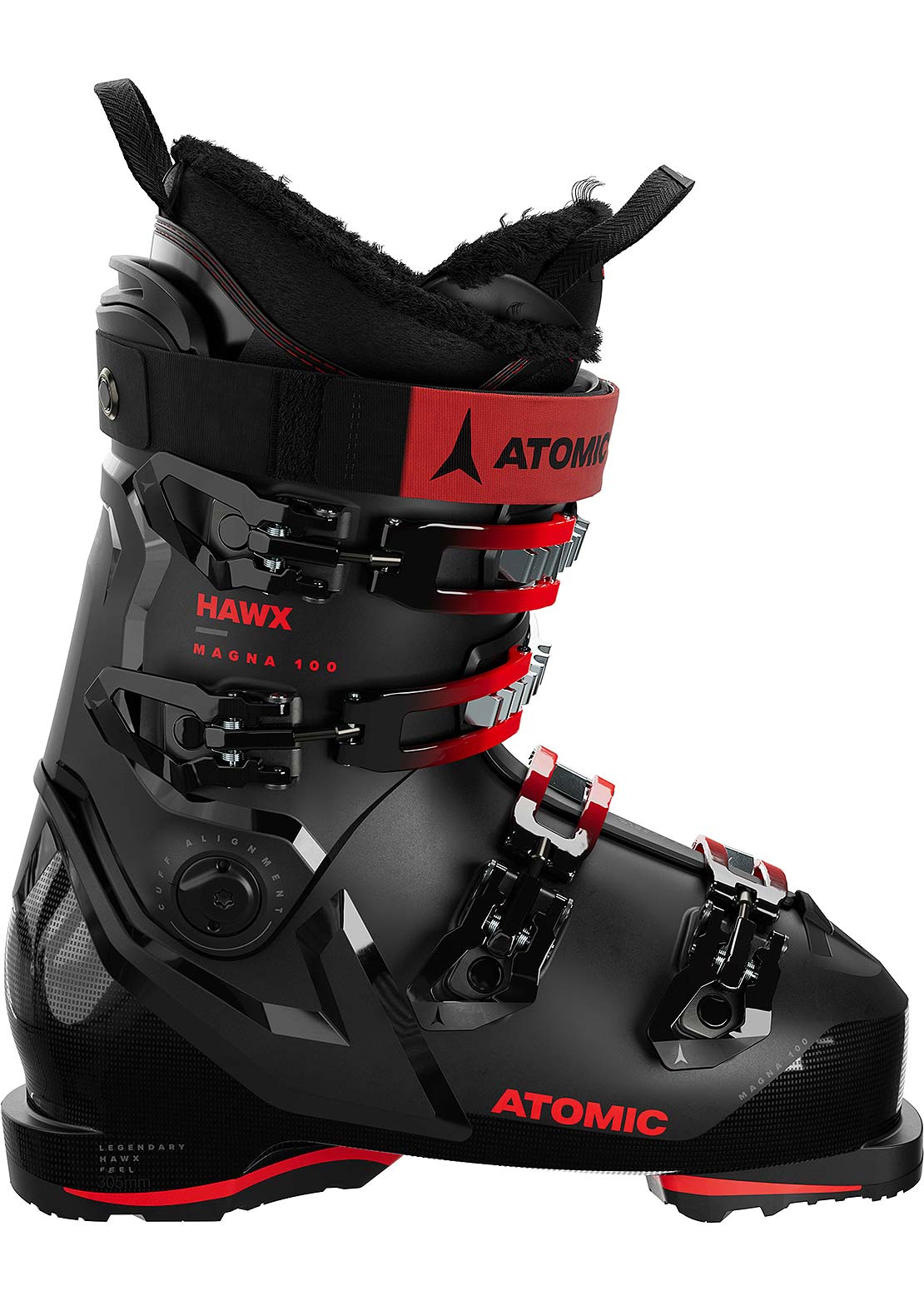 Atomic Unisex Hawx Magna 100 Gw Ski Boots Black/Red
