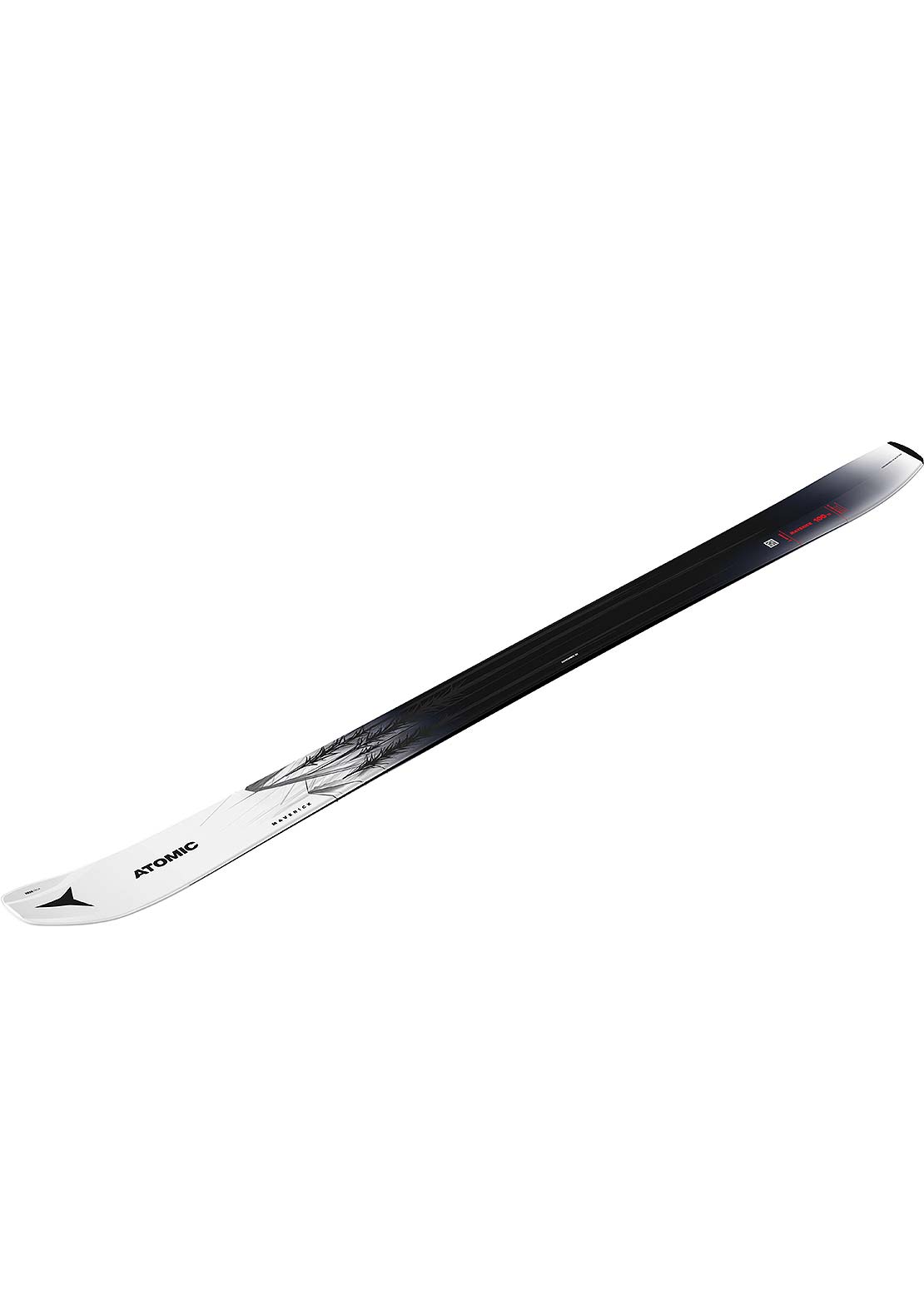 Atomic Unisex Maverick 100 TI Ski Black/White/Red