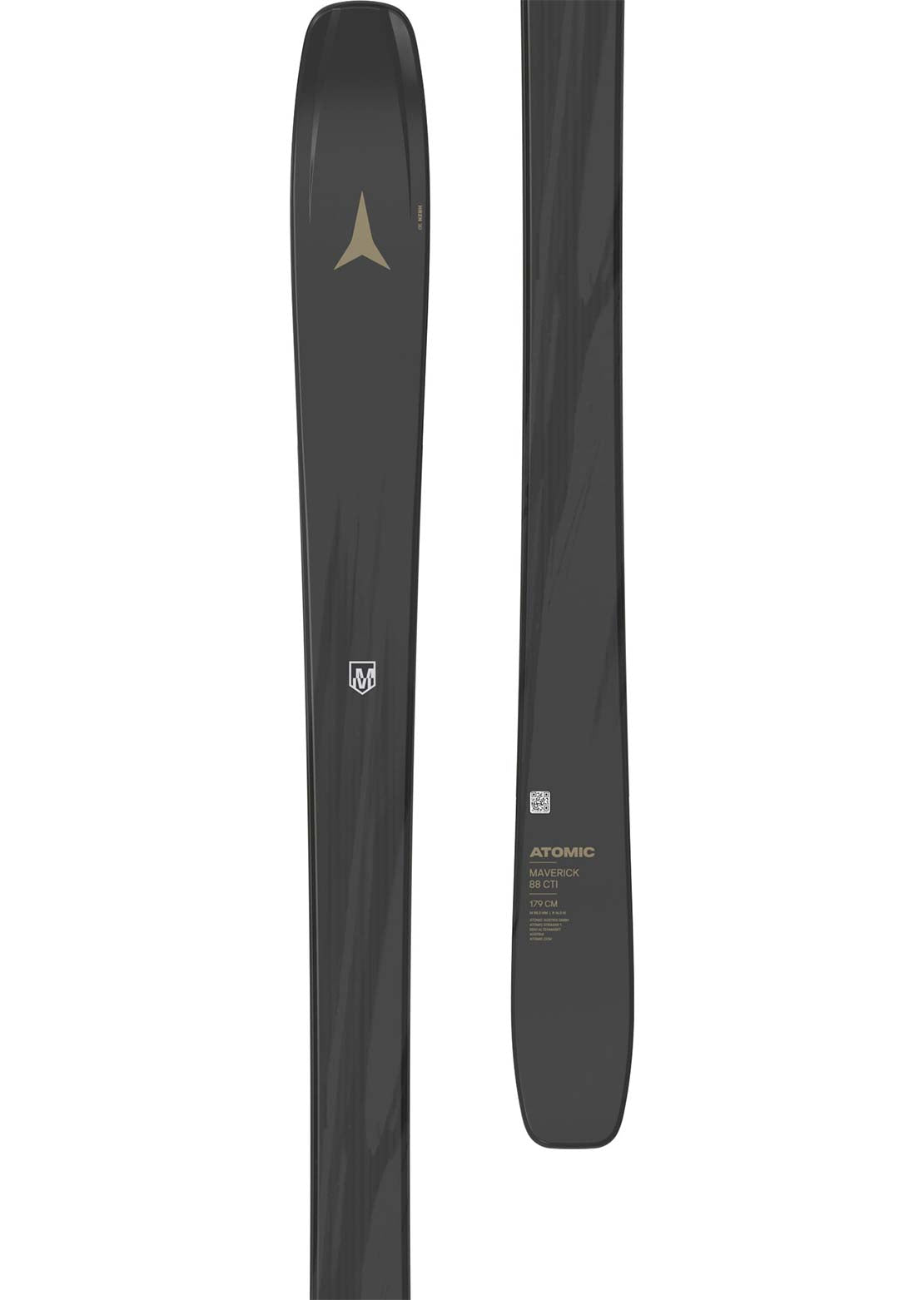 Atomic Unisex Maverick 88 CTI Ski Black/Black