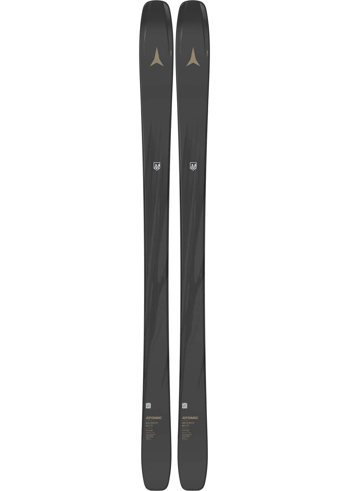 Atomic Unisex Maverick 88 CTI Ski Black/Black