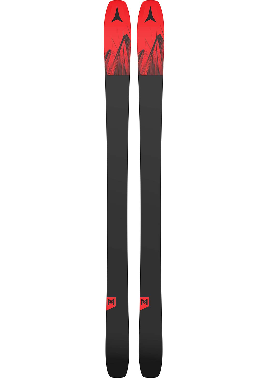 Atomic Unisex Maverick 95 TI Ski Black/White/Red
