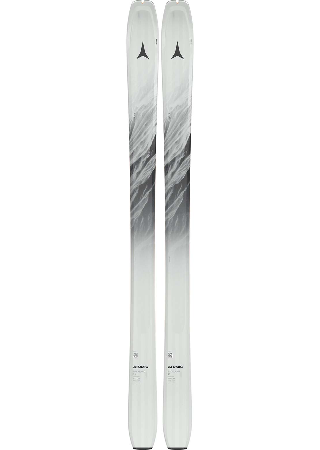 Atomic Unisex N Backland 95 Ski Whiteout/Black
