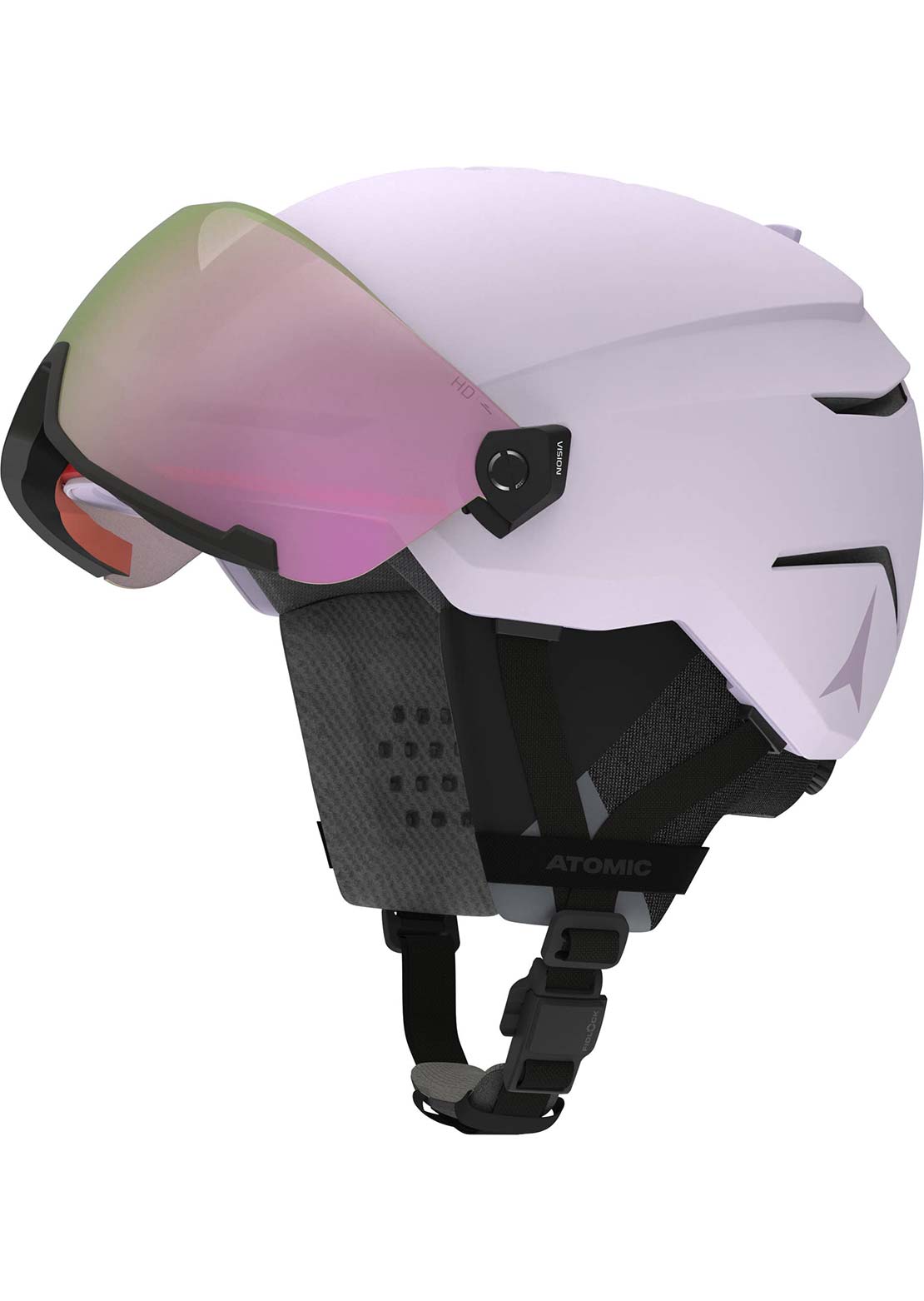 Atomic Unisex Savor AMID Visor HD Ski Helmet Concrete